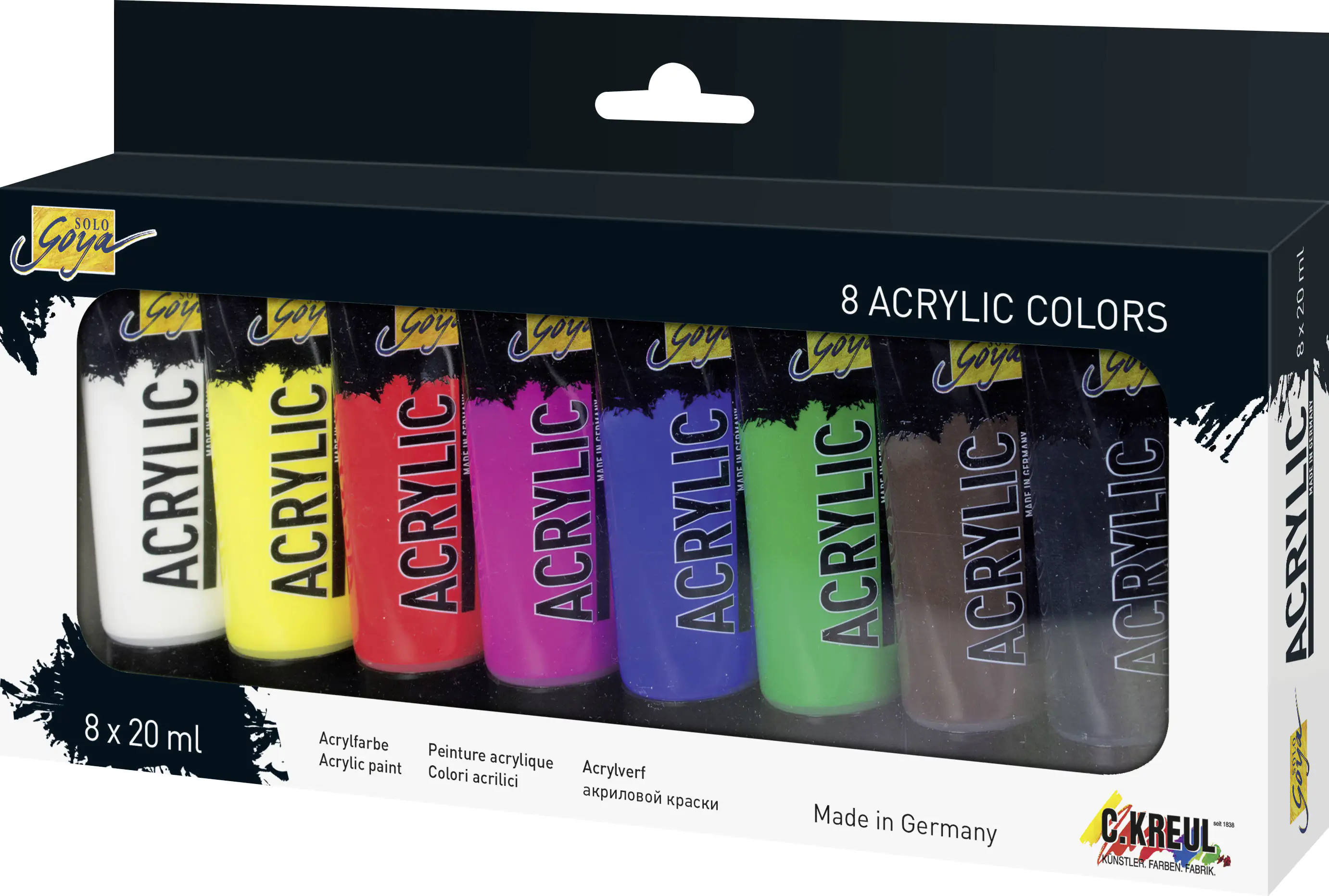 Kreul Acrylfarben Tuben 8 x 20 ml Kreul Acrylfarben Tuben 8 x 20 ml