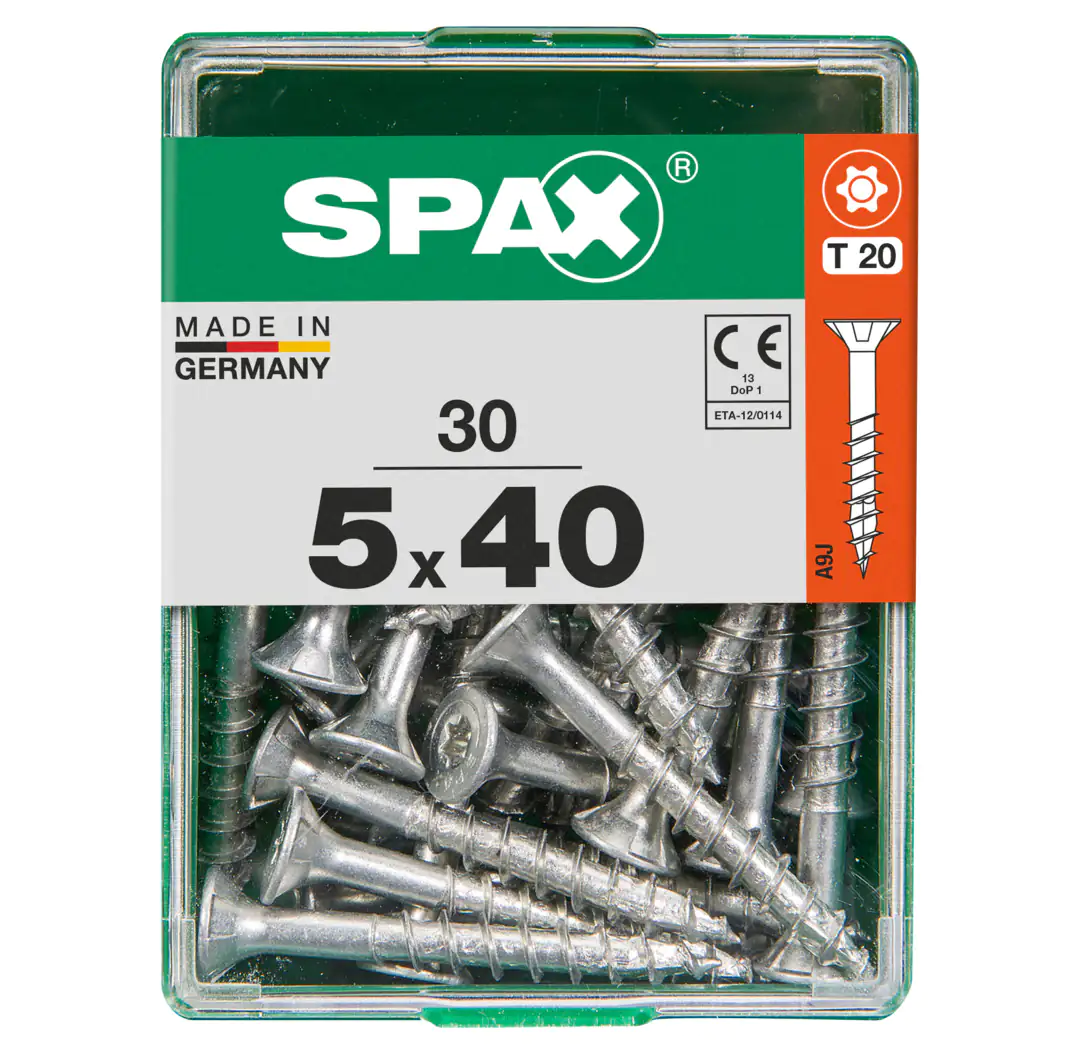 Spax Universalschrauben 5.0 x 40 mm TX 20 - 30 Stk.