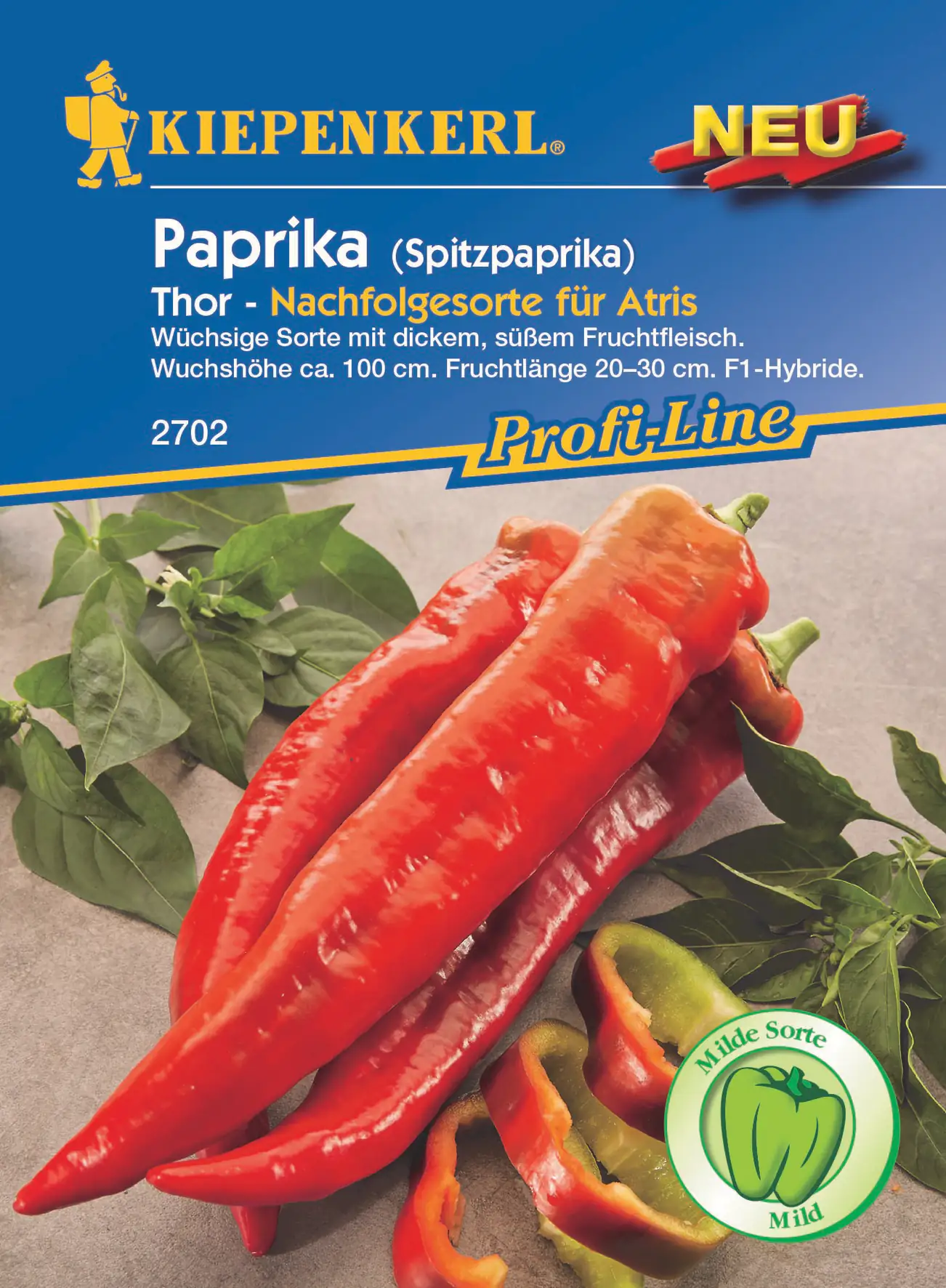 Kiepenkerl Spitzpaprika Thor F1