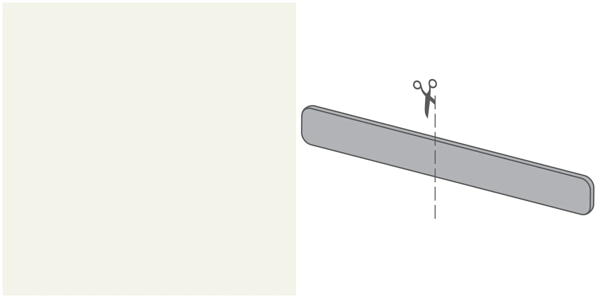 Getalit InForm-Blende Typ 3 weiß 405 x 258 x 5 mm