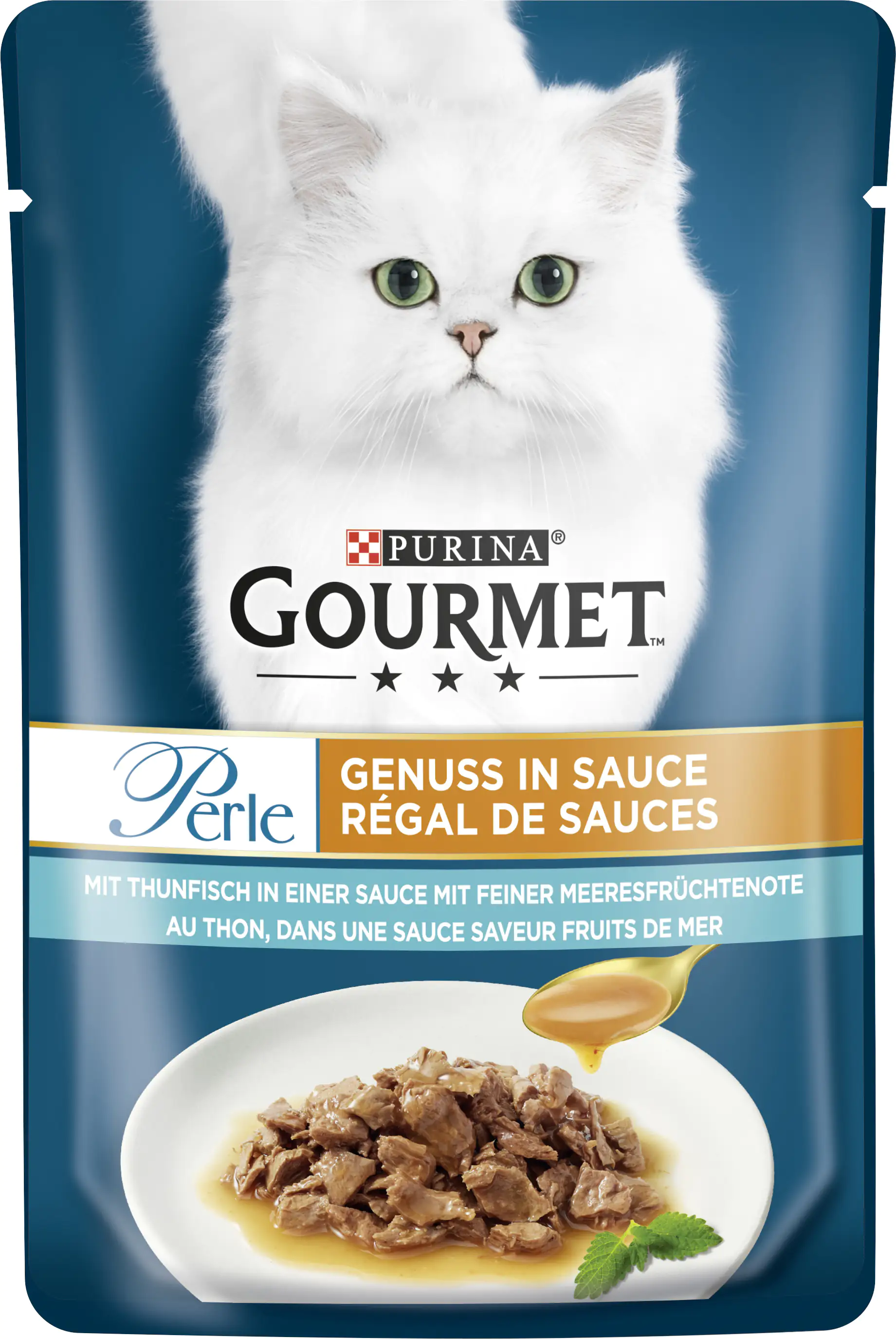 Gourmet Perle Genuss in Sauce mit Thunfisch 85 g Gourmet Perle Genuss in Sauce mit Thunfisch 85 g
