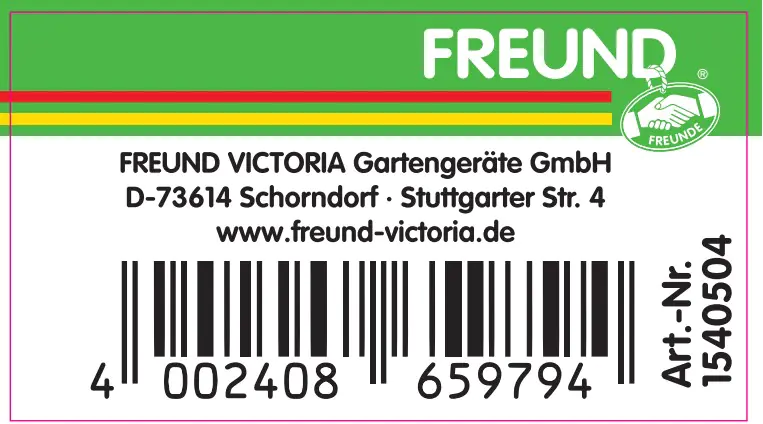 Freund Victoria Rundsichel halbgeschmiedet