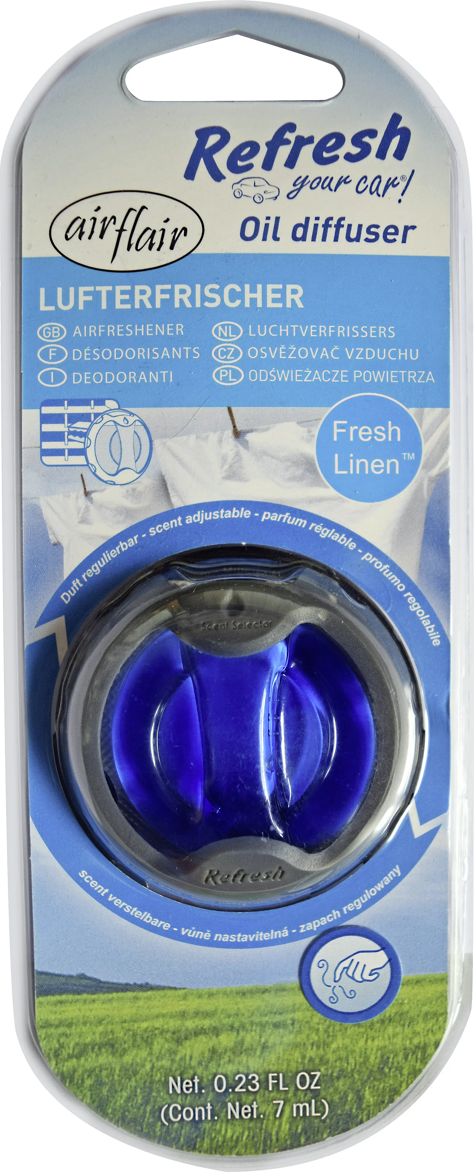 airflair Lufterfrischer Oil Diffusor Refresh Your Car Fresh Linen airflair Lufterfrischer Oil Diffusor Refresh Your Car Fresh Linen