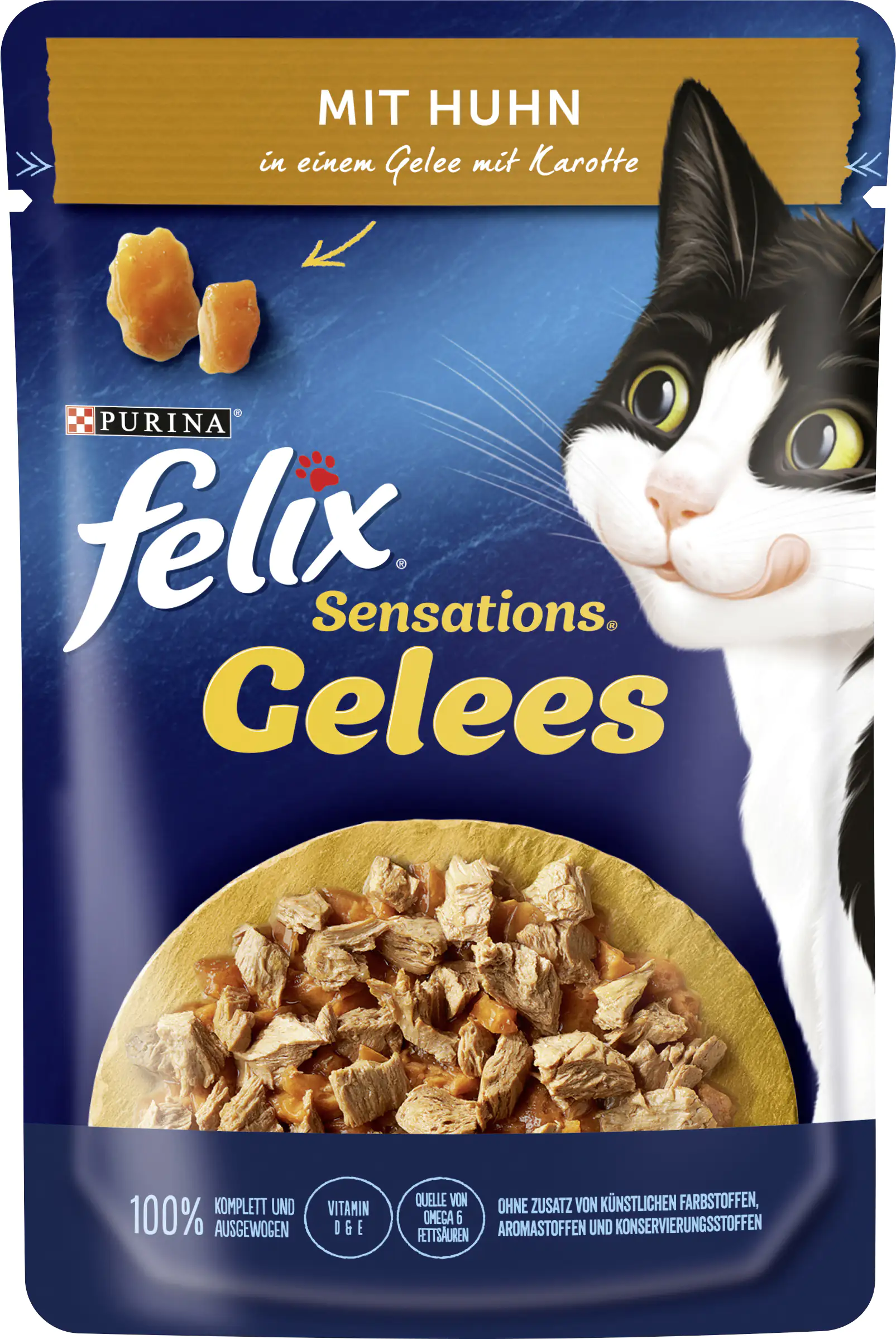 Felix Sensations Gelees Huhn & Karotte 85 g