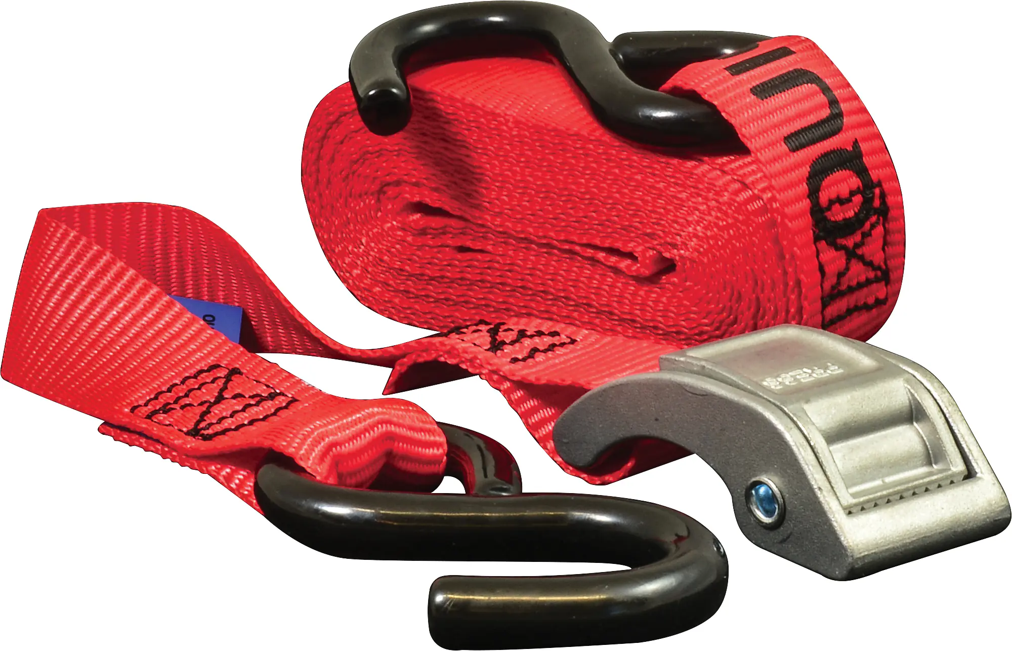 QUICKLOADER® Spanngurt Cambuckle mit Gurtklemme 25 mm x 4 m 1 Stück rot