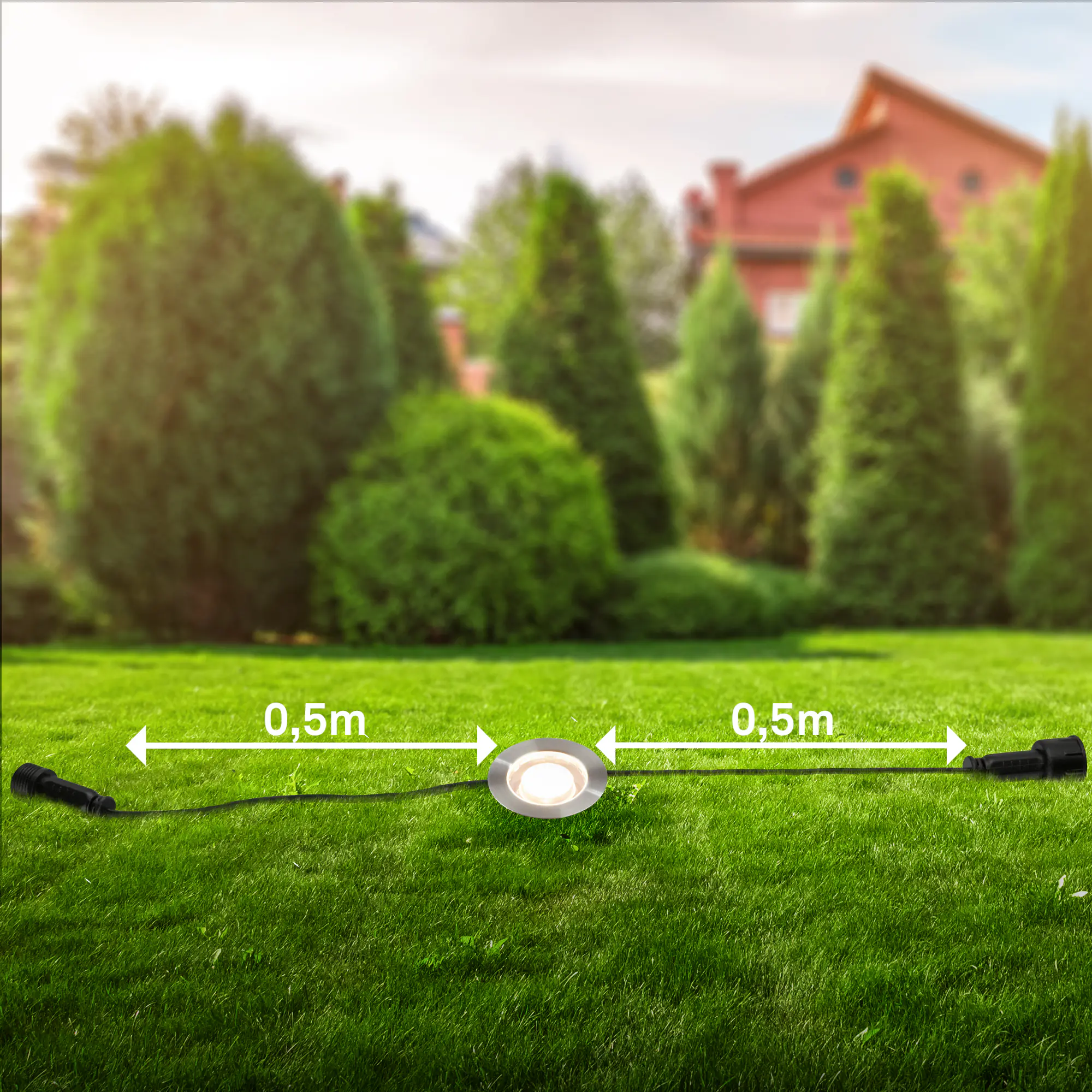 Briloner LED Außen-Bodenstrahler Kebony Connect to Shine 3er Starterset 0,6W warmweiß Briloner LED Außen-Bodenstrahler Kebony Connect to Shine 3er Starterset 0,6W warmweiß