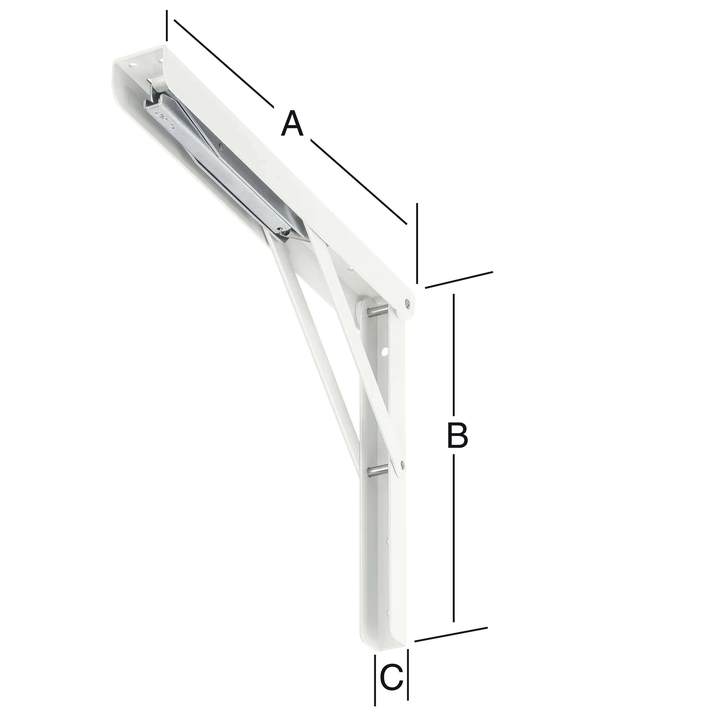 Vormann Multiline Klappträger weiß 30 x 20 cm