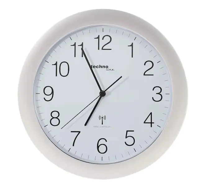 Technoline Funkwanduhr WT 8000 silber Technoline Funkwanduhr WT 8000 silber