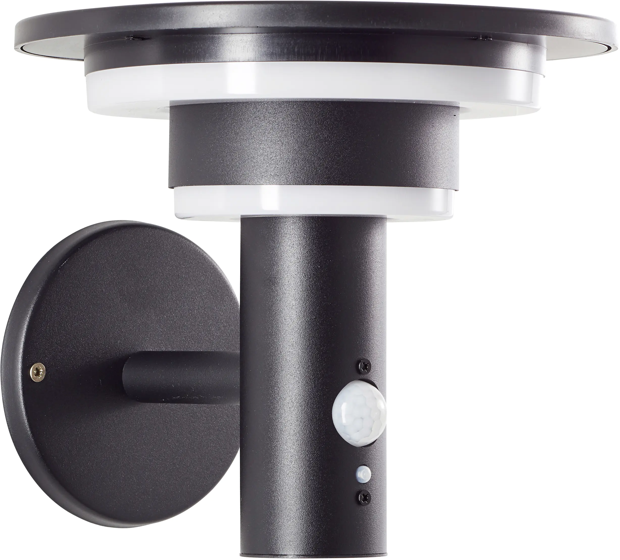 Brilliant Solar-Außenwandleuchte Garvina 3W warmweiß Bewegungsmelder