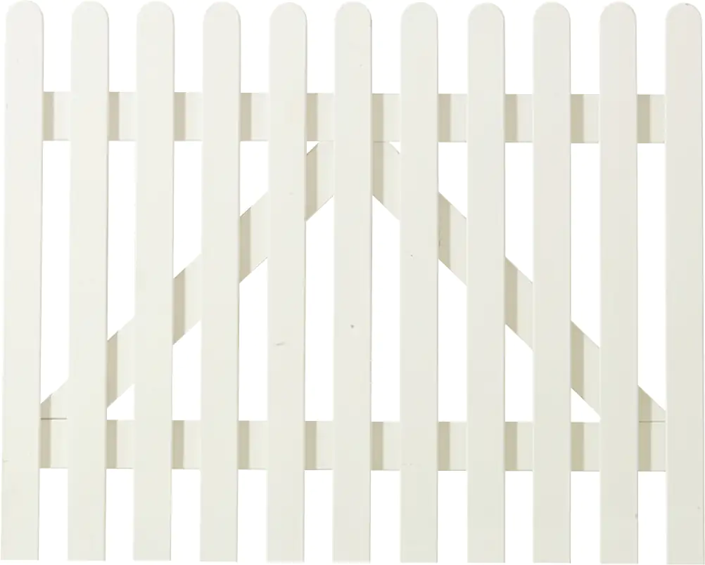 Plus Vorgartentor Retro 100 x 80 cm weiß