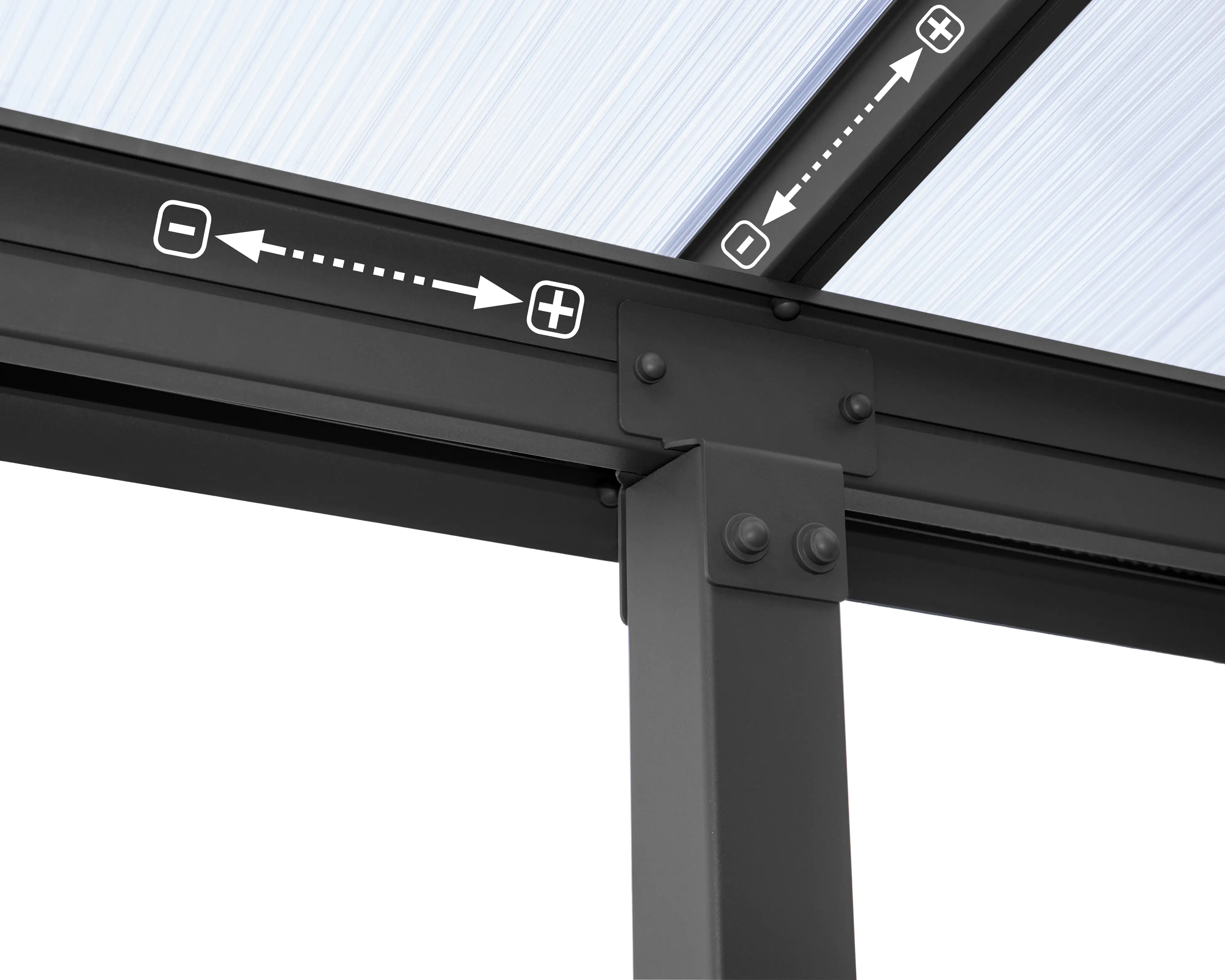 Canopia Terrassenüberdachung Olympia 3x9.8