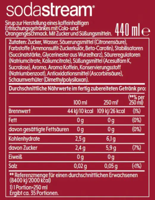 Sodastream Sirup SchwipSchwap 440 ml