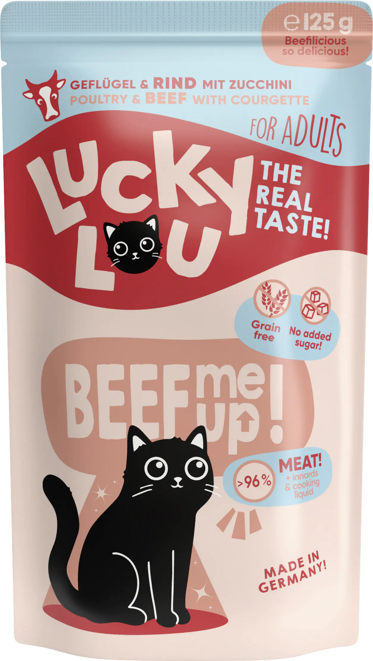 Lucky Lou Lifestage Adult Geflügel und Rind 125g Lucky Lou Lifestage Adult Geflügel und Rind 125g