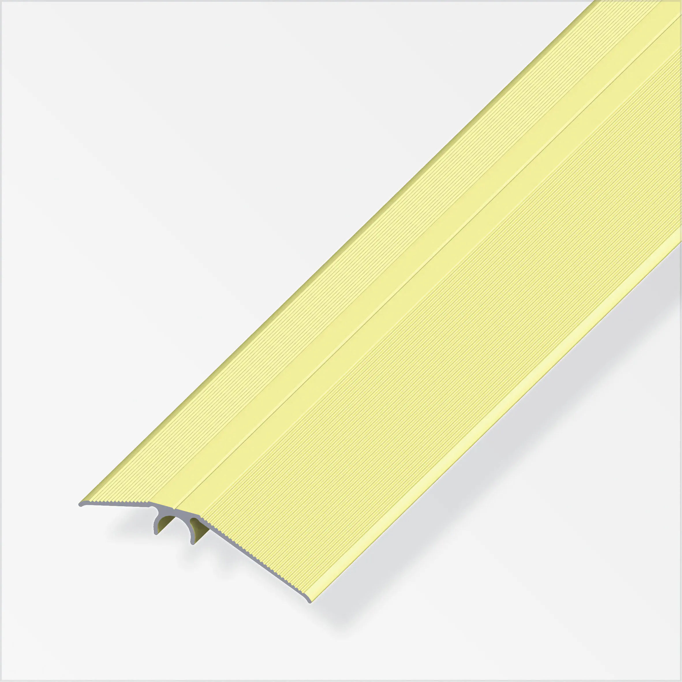 alfer Niveauausgleichs-Profil 2 m, 56 mm Aluminium eloxiert messing