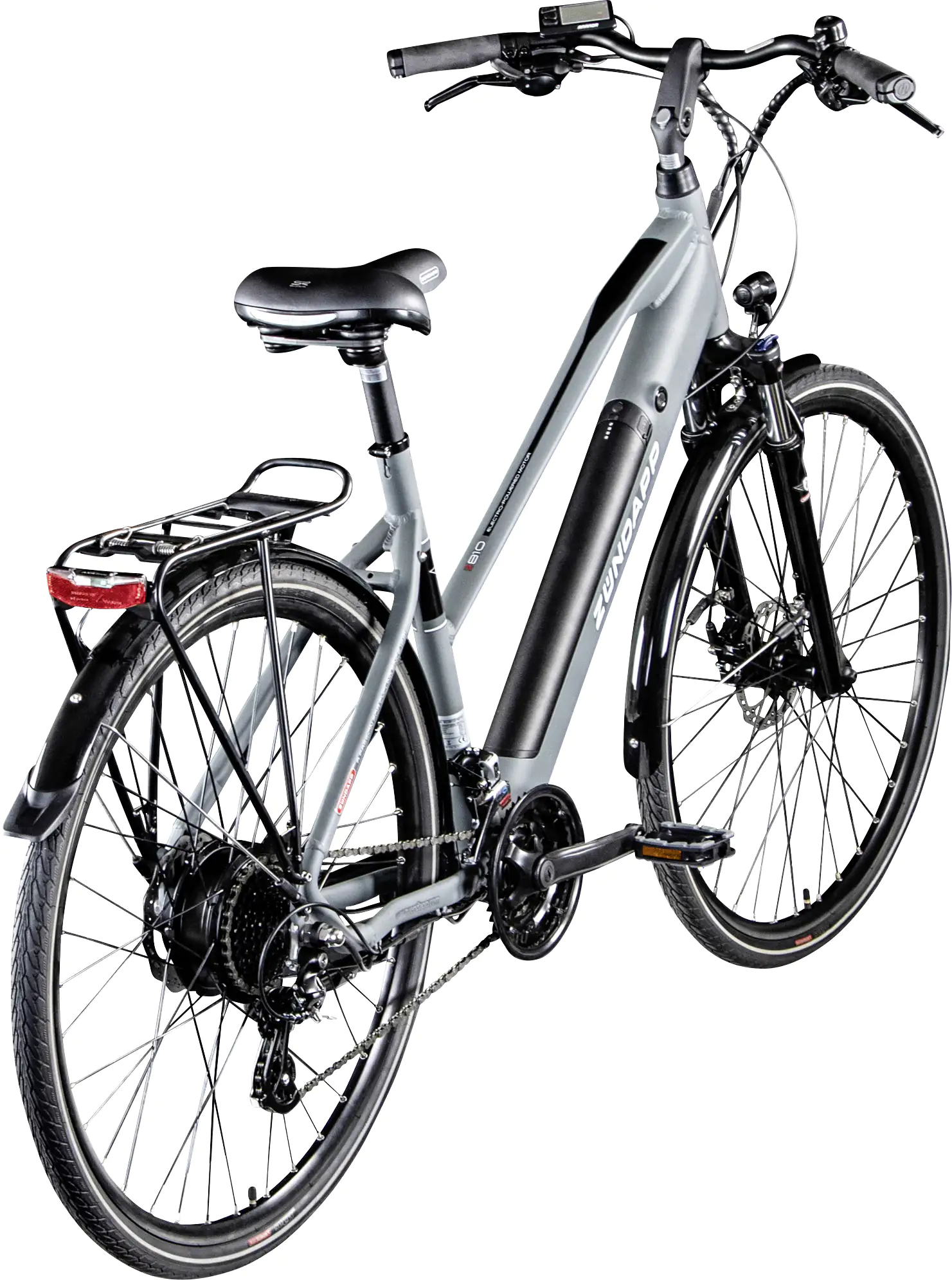 Zündapp E-Bike Trekking Z810 Damen 28 Zoll 24-Gang 417 Wh grau