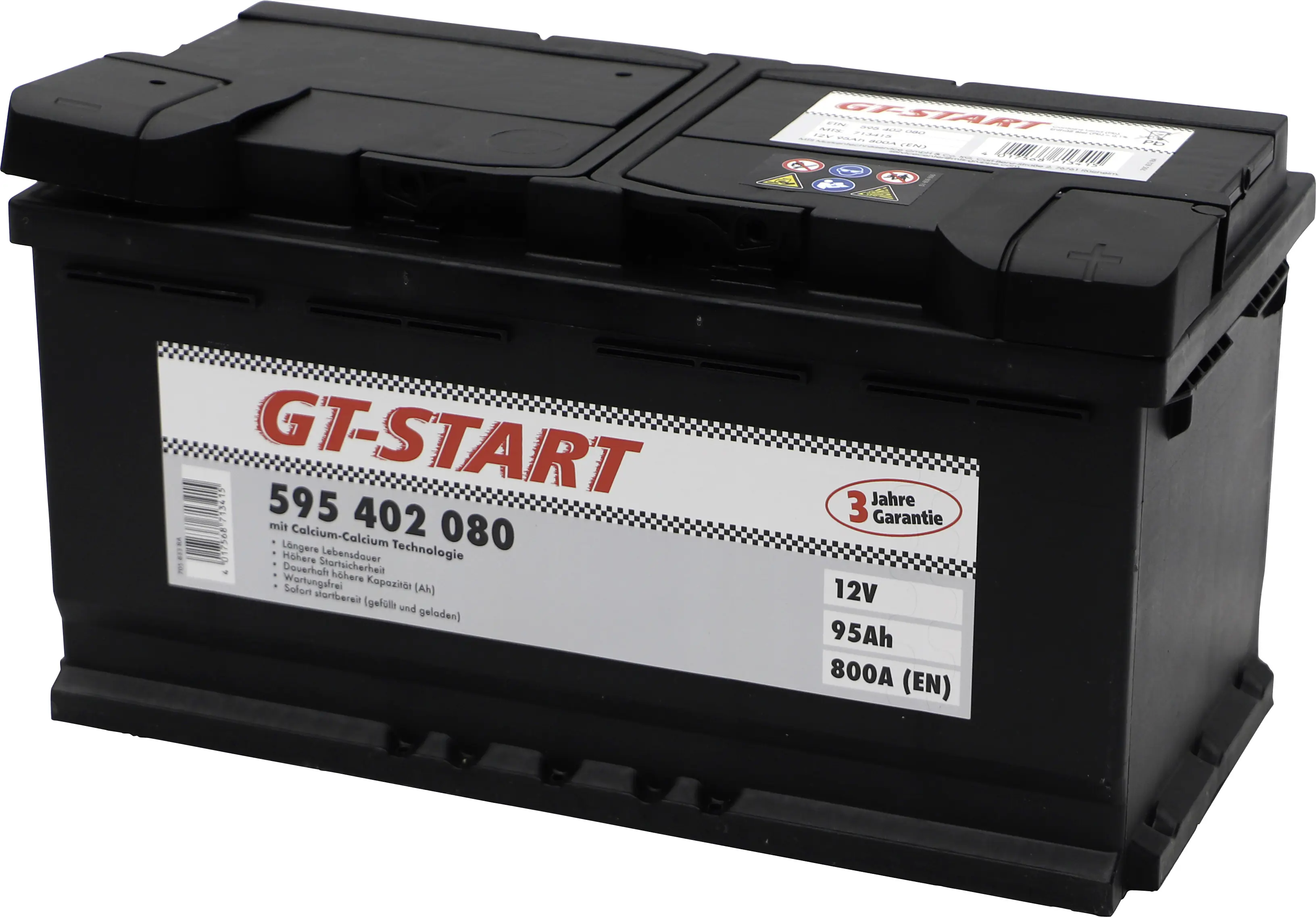 GT-Start Starterbatterie SLI 95Ah 800A  GT-Start Starterbatterie SLI 95Ah 800A