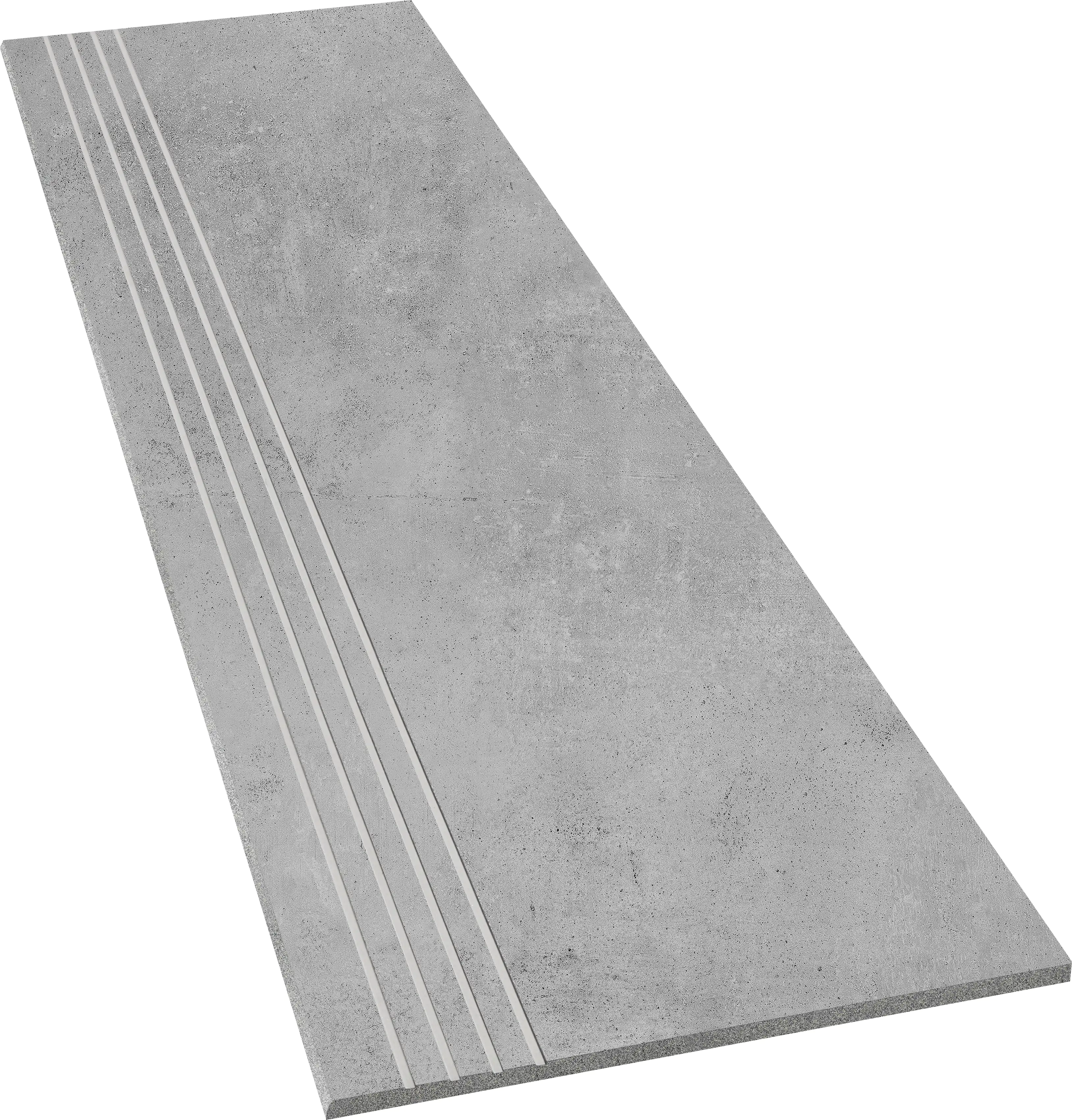 Treppenfliese Hometec Beton 30 x 120 cm grau