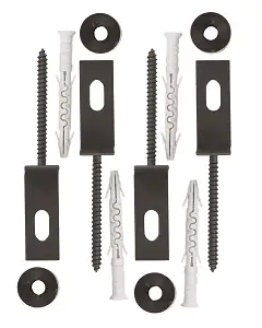 5901122317333 Polbram O-Verbinder für Zaunfeld 4 Stück, RAL-Farbe 7016