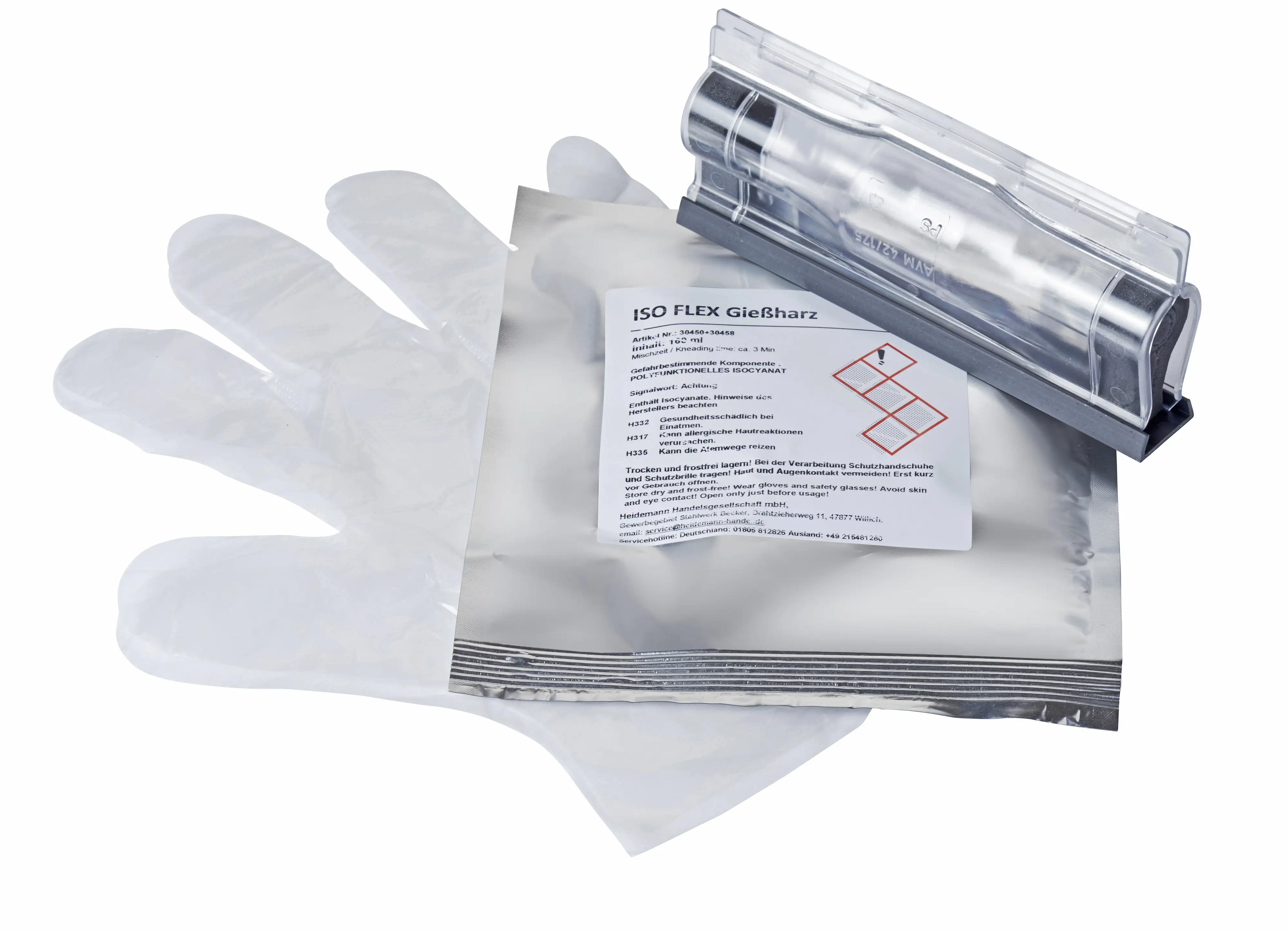 Heidemann Iso Flex Giessharz Set 3 x 1,5, 3 x 16, 5 x 1,5-5x6 mm²