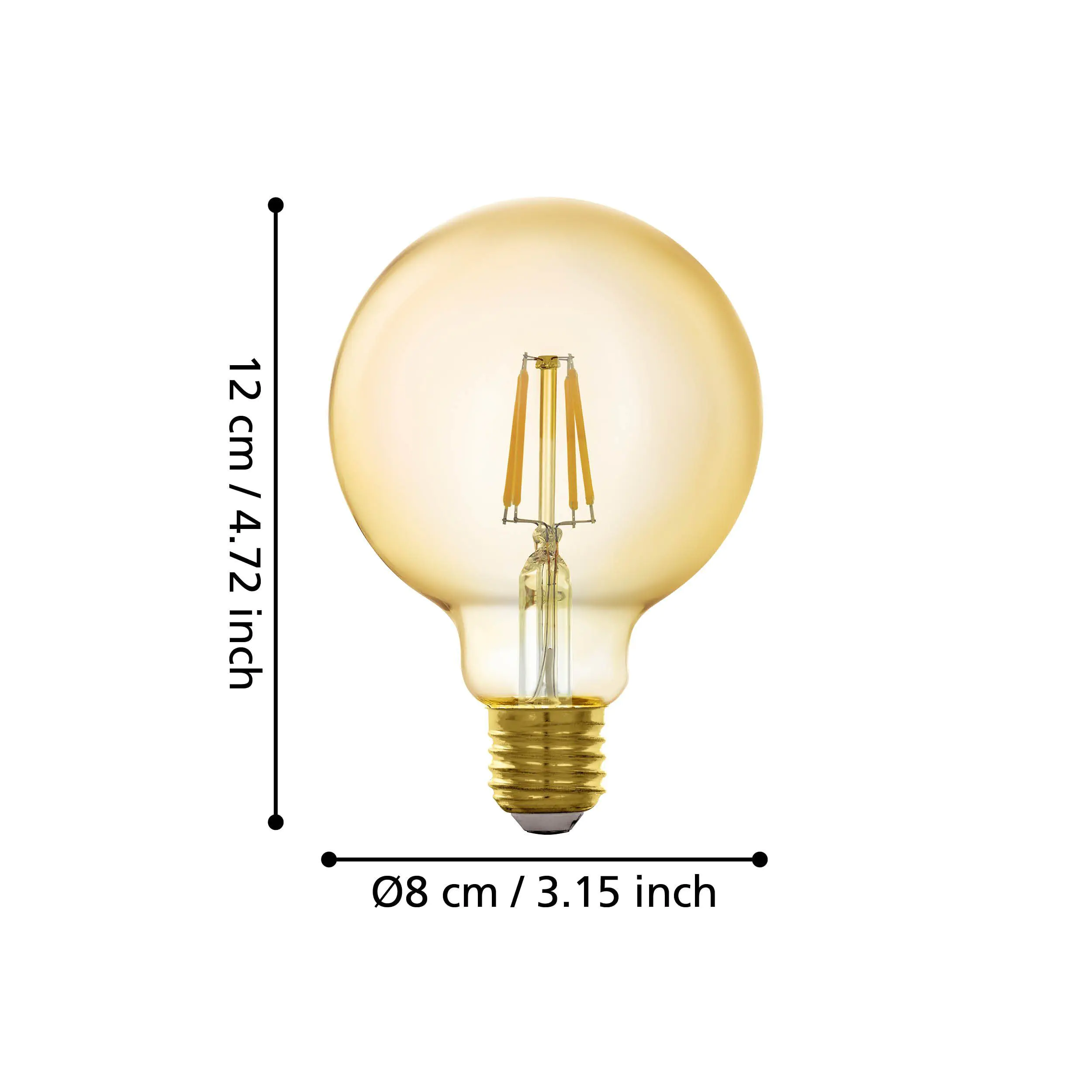 Eglo Connect LED Leuchtmittel-Z G80 Globeform E27 5,5 W Smart connect Z Eglo Connect LED Leuchtmittel-Z G80 Globeform E27 5,5 W Smart connect Z