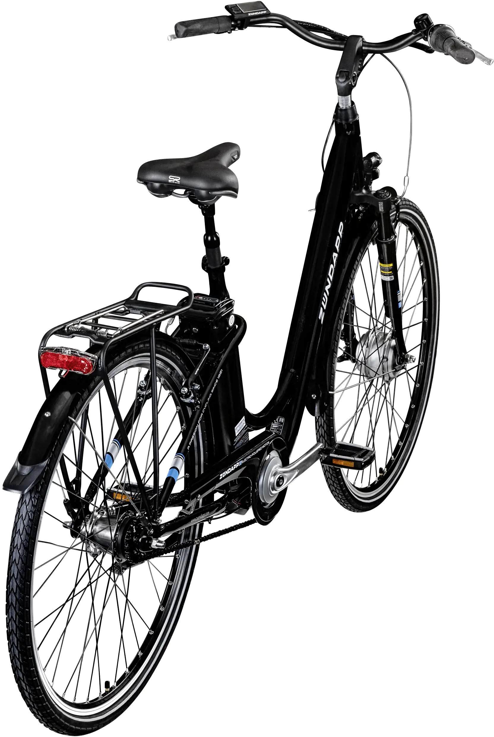 Zündapp E-Bike City Green 3.7 700c Damen 28 Zoll RH 48cm 7-Gang 374 Wh schwarz blau Zündapp E-Bike City Green 3.7 700c Damen 28 Zoll RH 48cm 7-Gang 374 Wh schwarz blau
