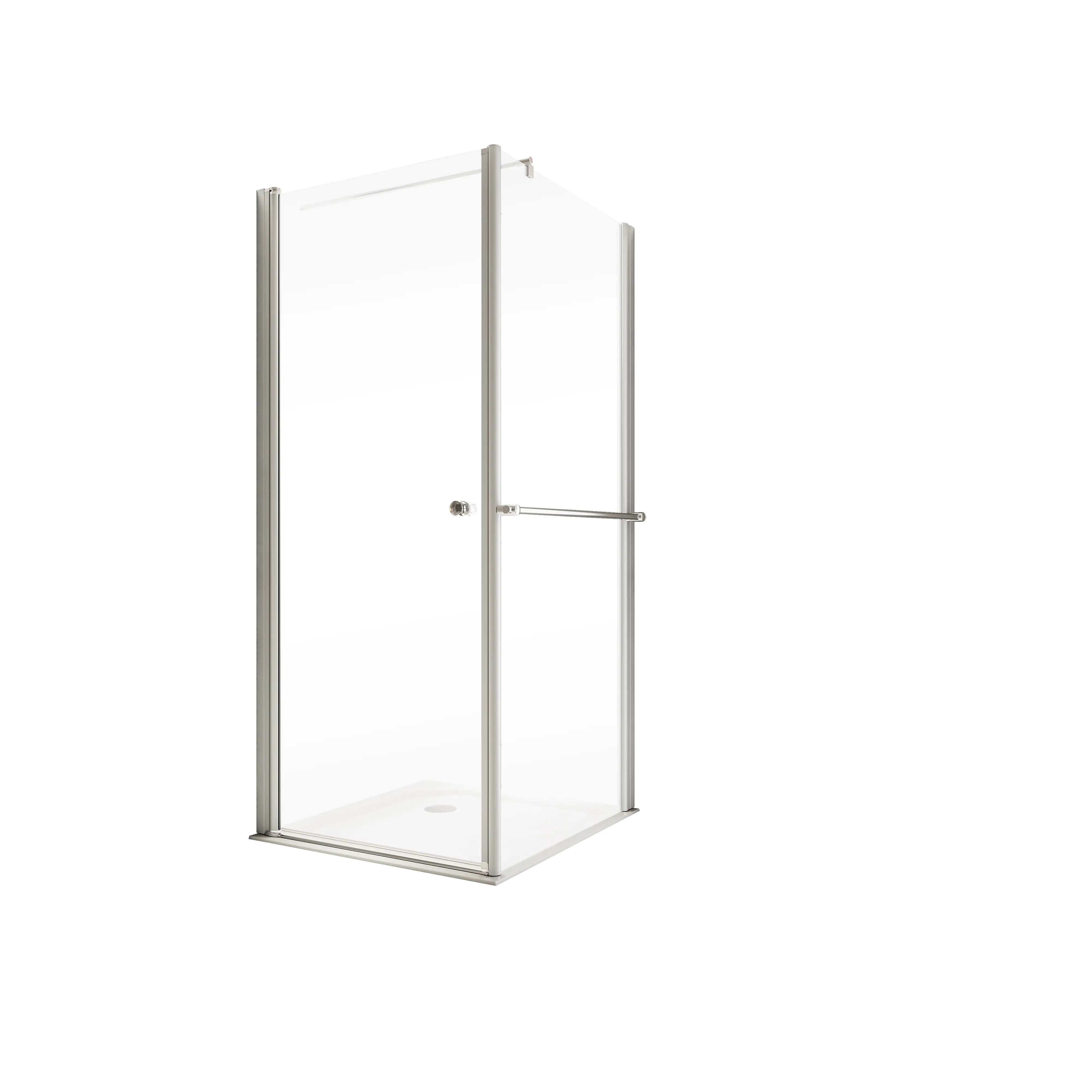 Schulte Drehtür Seitenwand Duschwanne 80 x 80 x 200 cm Garant