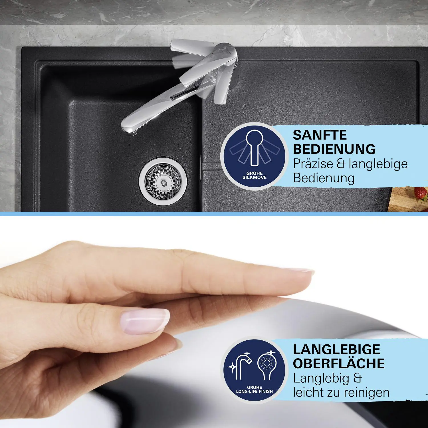 Grohe Küchenarmatur Get chrom