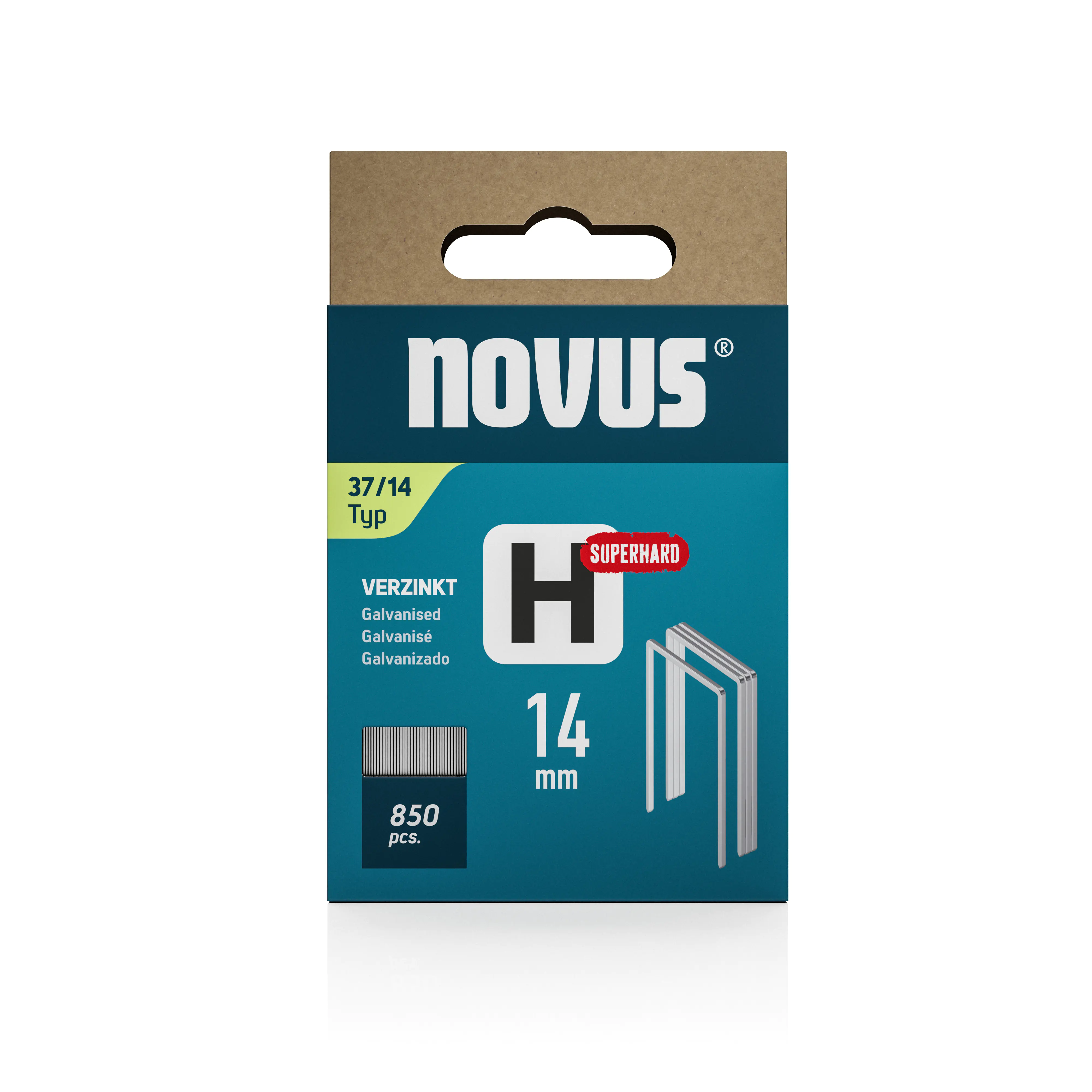 Novus Hammertacker Klammern Typ 37 14 mm 850 Stück Feindrahtklammern Novus Hammertacker Klammern Typ 37 14 mm 850 Stück Feindrahtklammern