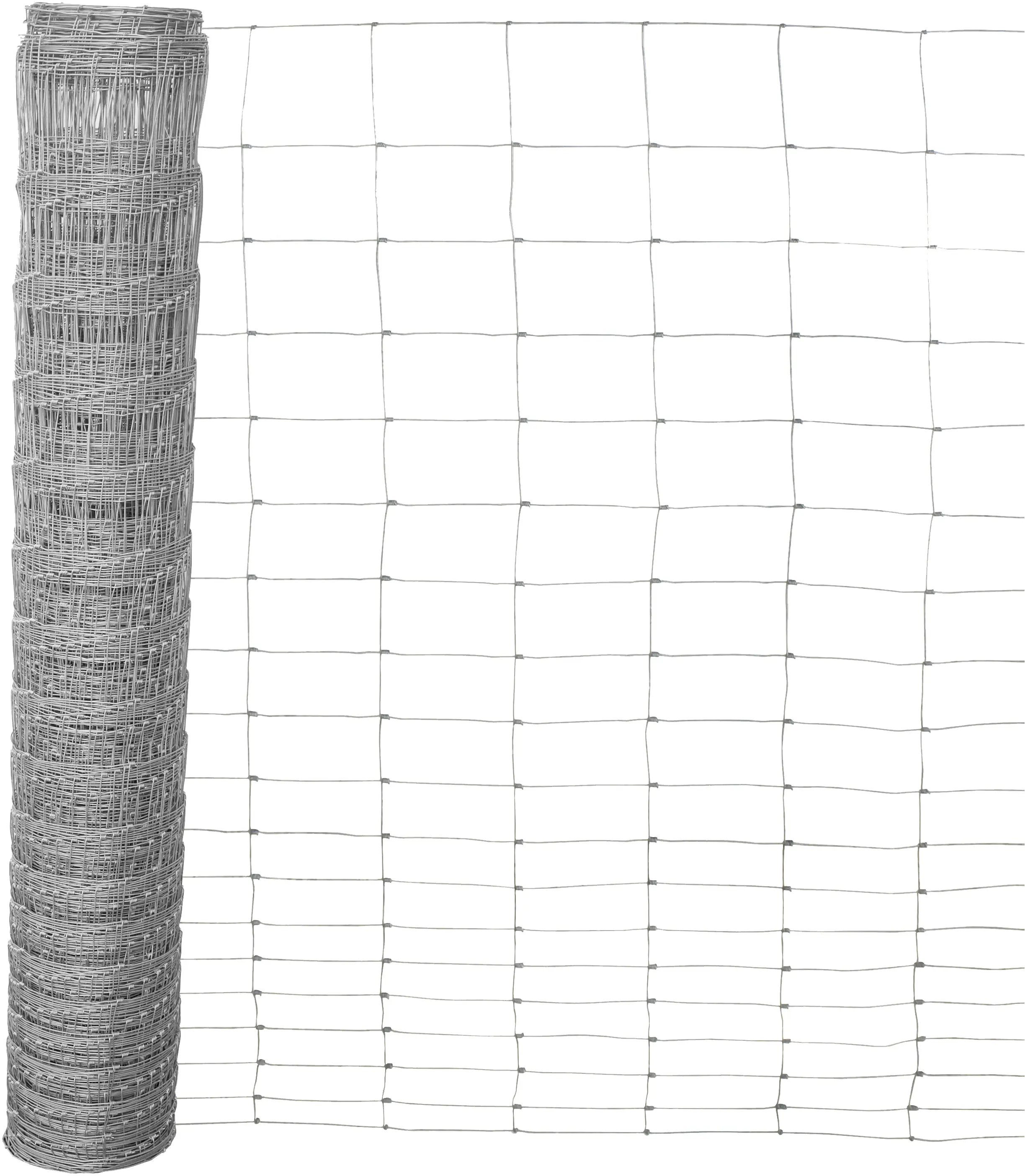 Floraworld Knotengeflecht-Zaun 50 x 2 m feuerverzinkt