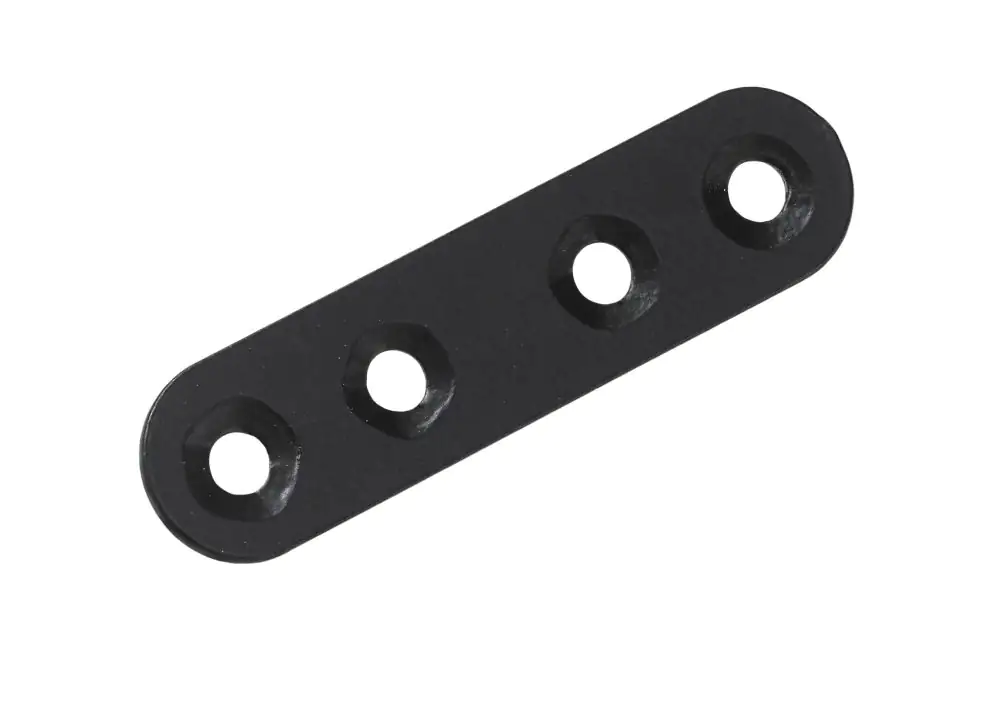 Hettich Verbindungsblech 15 x 60 mm schwarz - 1 Stück