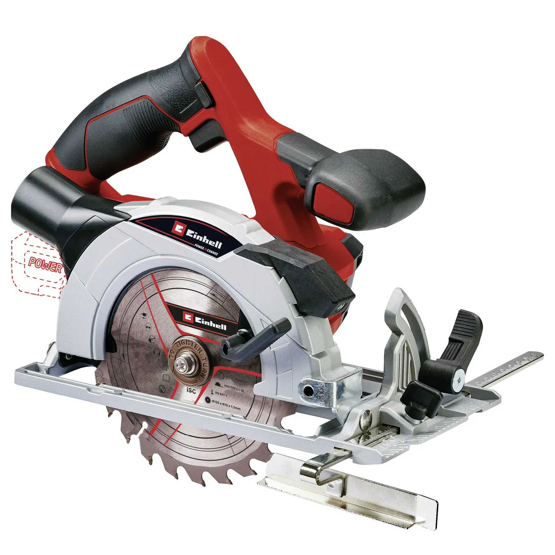 Einhell Akku-Handkreissäge TE-CS 18/150 Li Solo 18 V