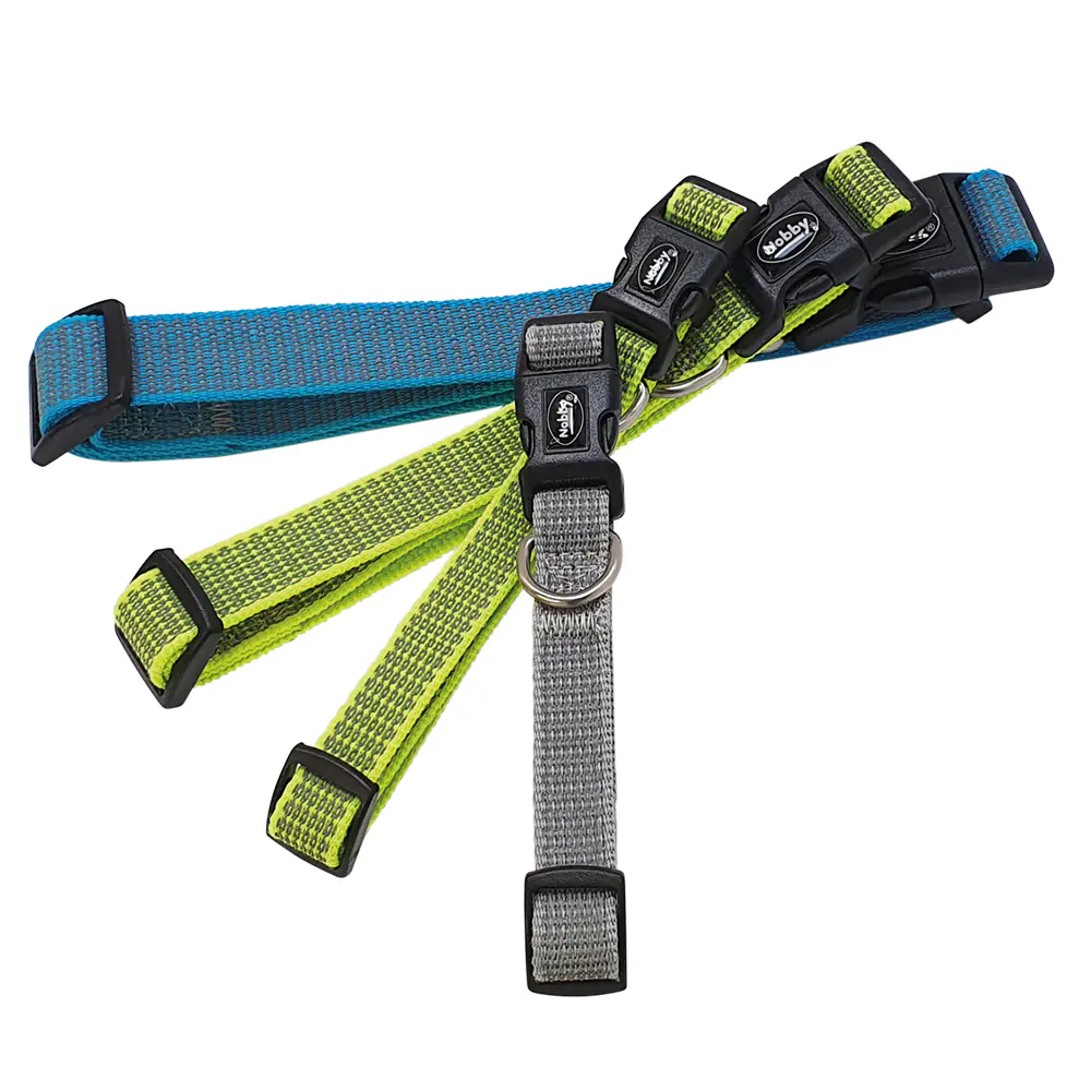 Nobby Halsband Full Reflect hellblau XS-S