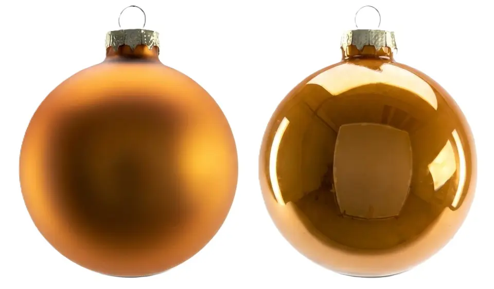 TrendLine Weihnachtskugeln aus Glas Ø 8 cm bernstein 6 Stück