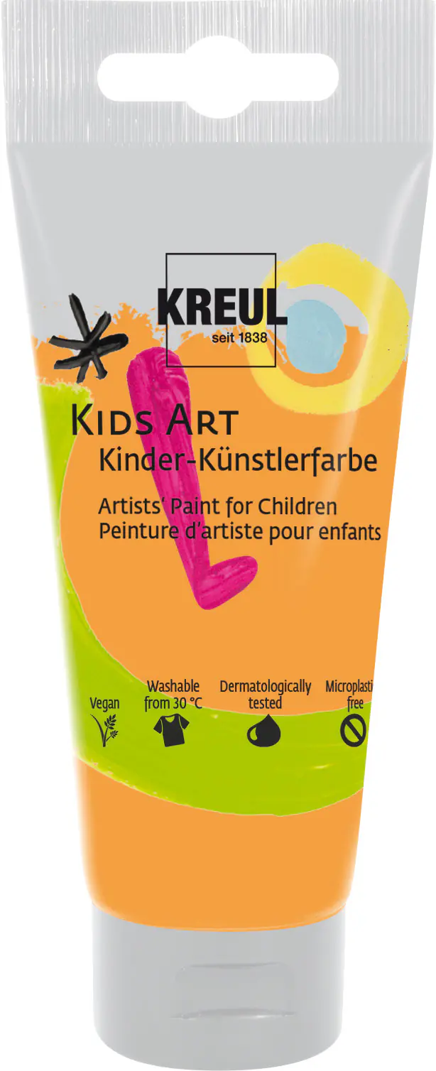 Kreul Kids Art Kinder-Künstlerfarbe orange 75 ml