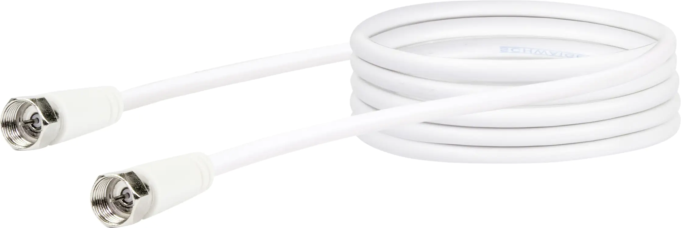 Schwaiger SAT Anschlusskabel KVC215 052 (75dB) weiß, 1,5m, 1x F Stecker / 1x F Stecker Schwaiger SAT Anschlusskabel KVC215 052 (75dB) weiß, 1,5m, 1x F Stecker / 1x F Stecker