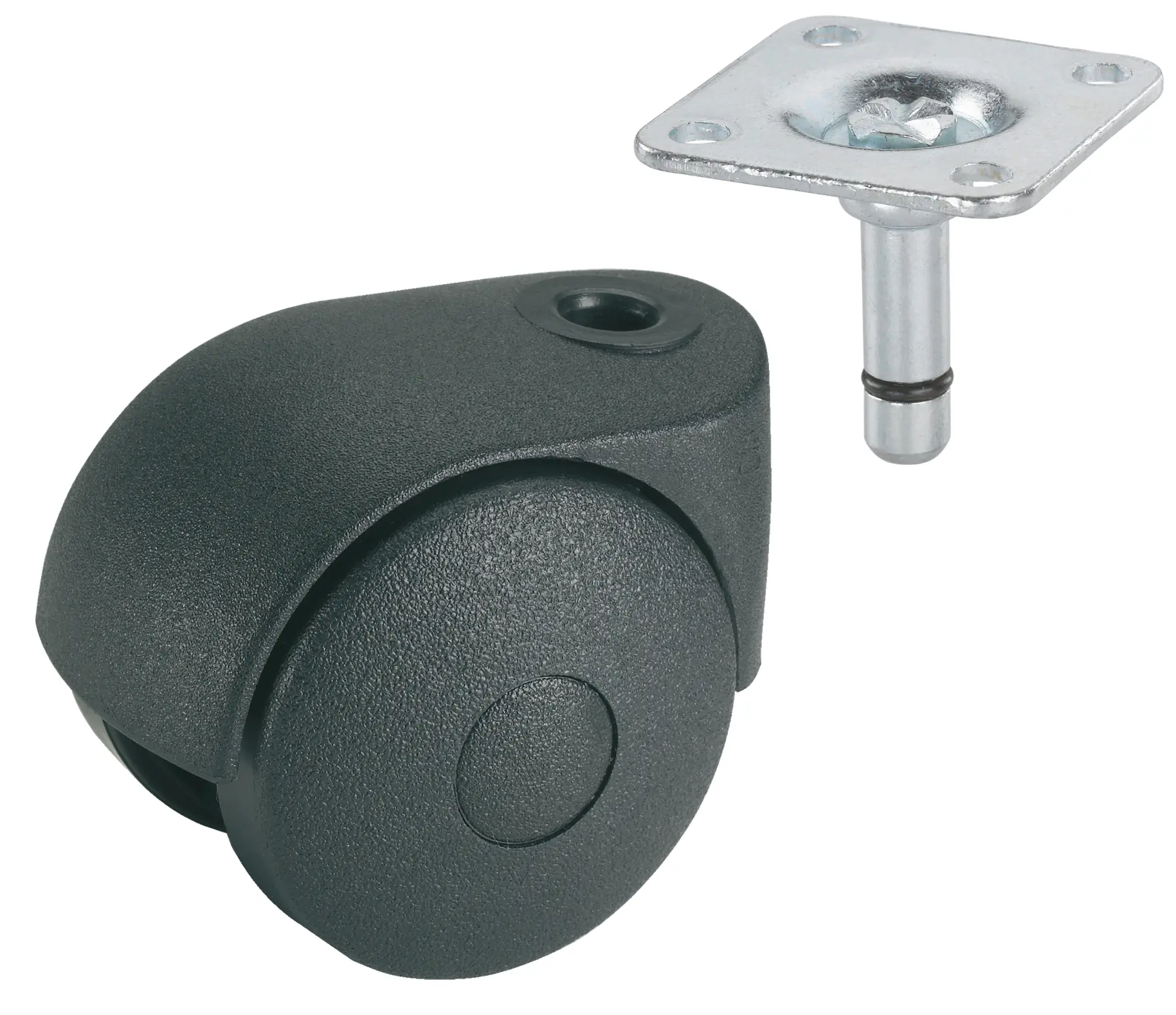 Doppelrolle Ø 50 mm für normale Böden Tragkr. 30 kg