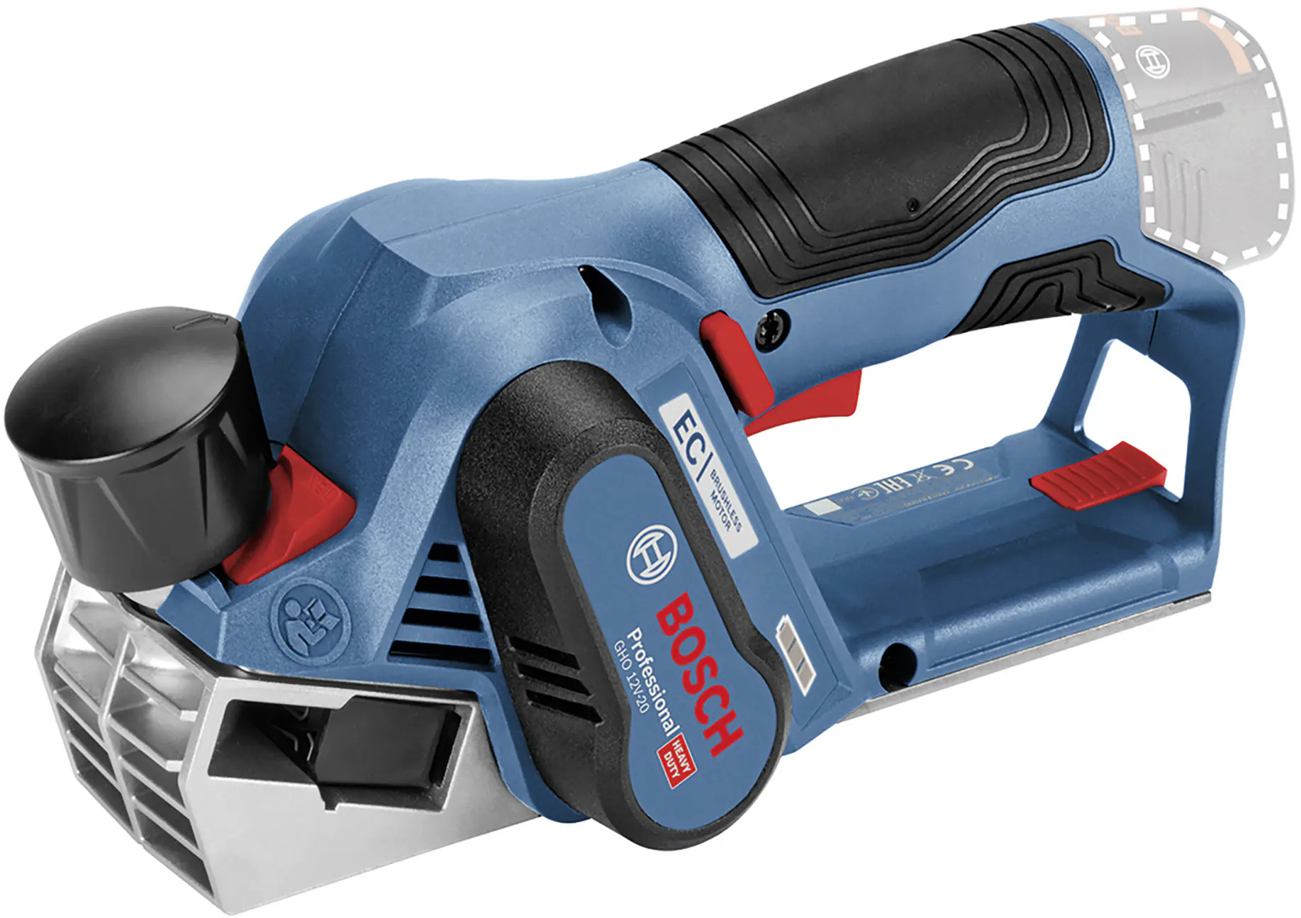 Bosch Professional Akku-Hobel GHO 12V-20 Solo