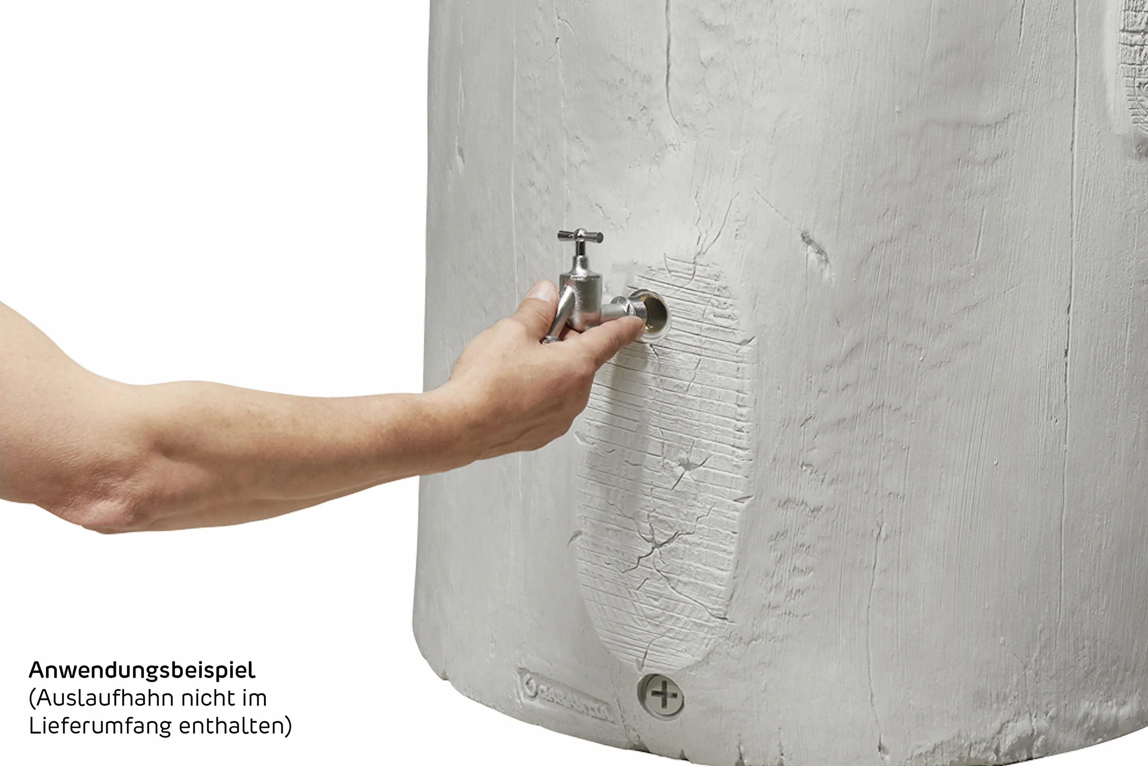 Garantia Regenspeicher Woodstock Baumstamm rund 400 L