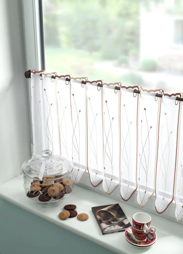 Gardinia Vitragestange natur, Ø 11 mm, 120 cm