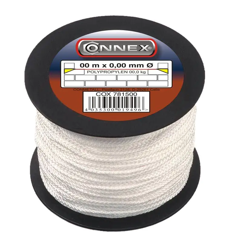 Maurerschnur 100 m Ø 1,7 mm weiß