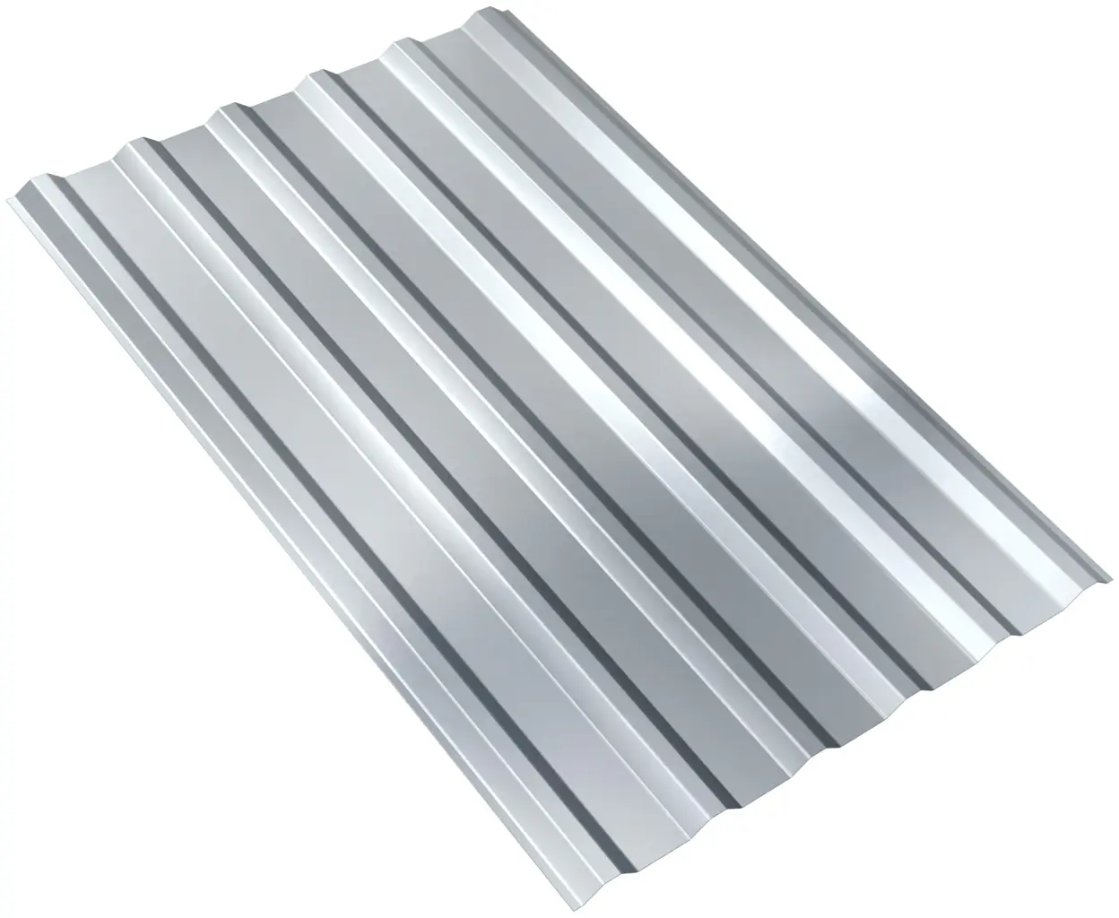 Weckman Mini-Trapezblech W20 125 x 77,6 cm 0,4 mm verzinkt