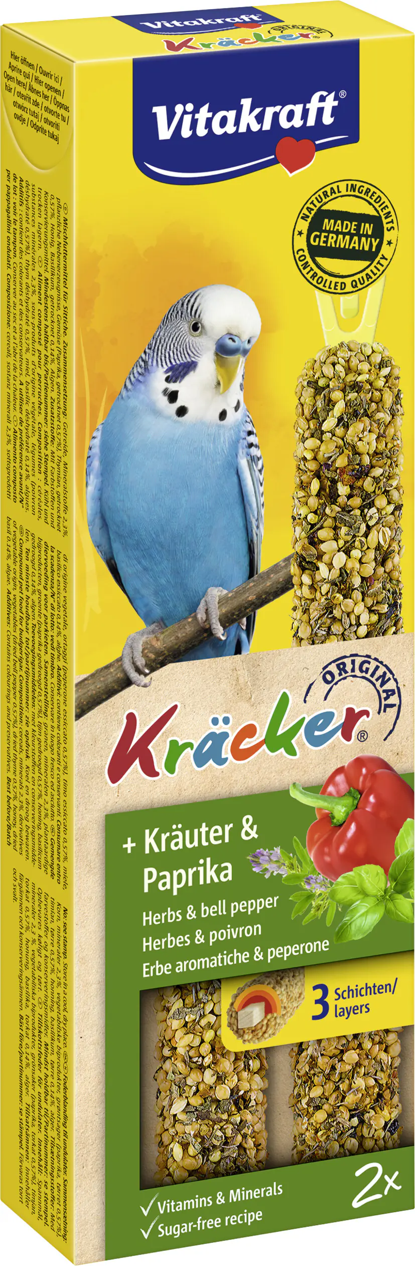 Vitakraft Kräcker® Kräuter & Paprika 2 Stück / 60 g