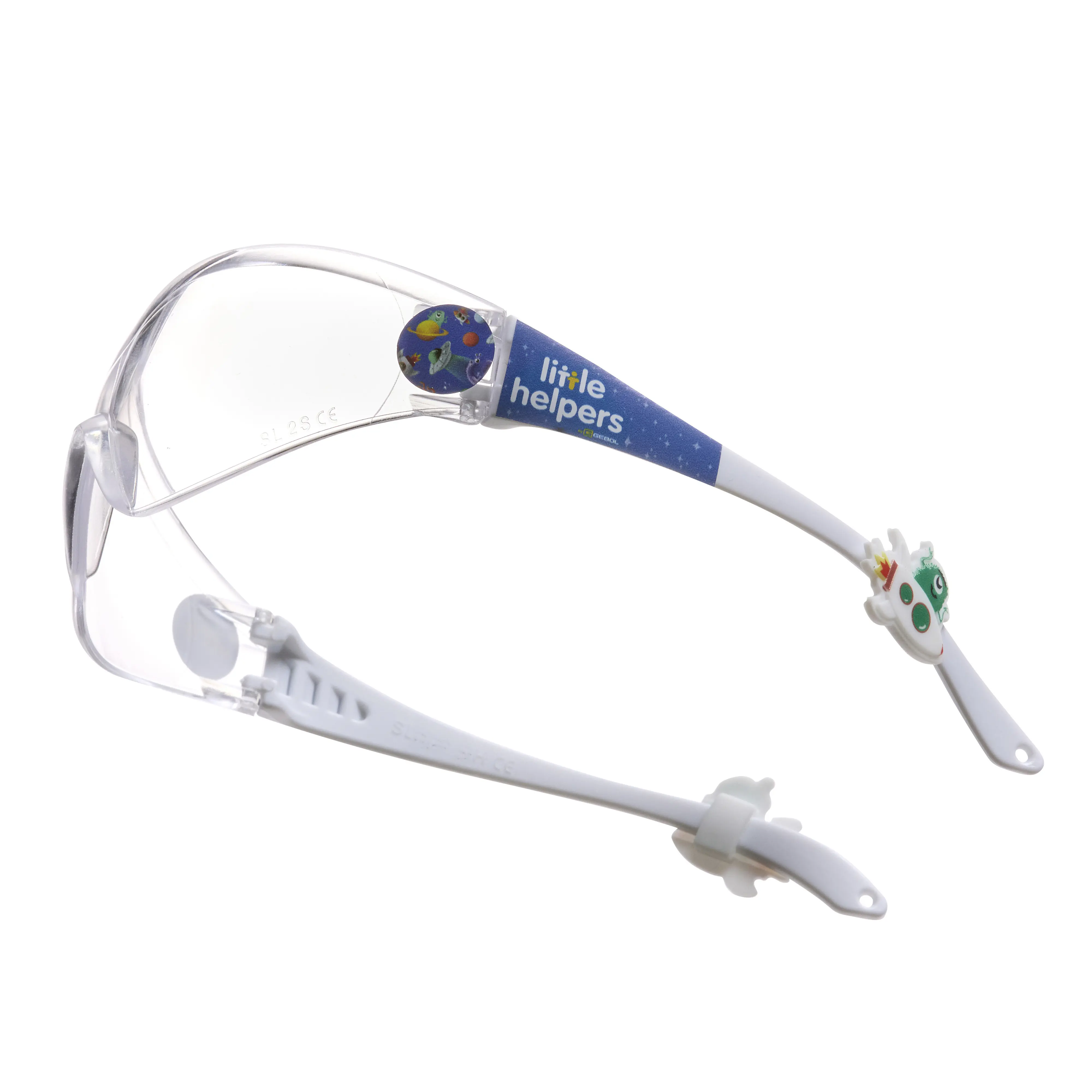 Gebol Schutzbrille Little Helpers Weltall blau klar