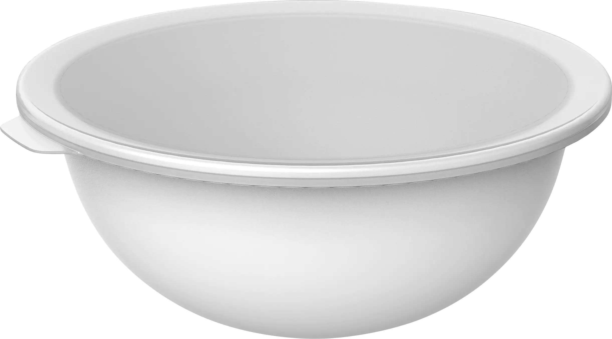 Rotho Schüssel mit Deckel Caruba 4,8 L weiß