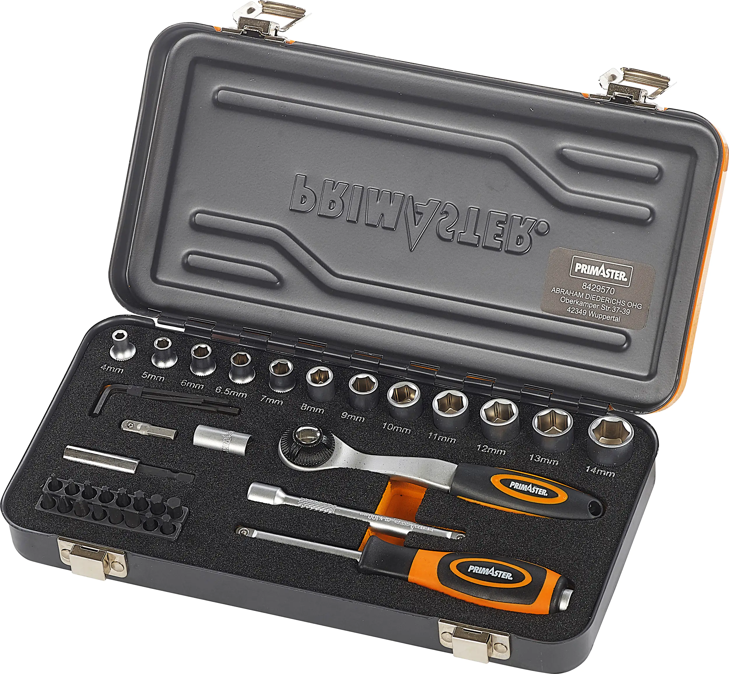 4004646226981_01 Primaster Mechaniker-Steckschlüssel-Set ST39 39-teilig 1/4"