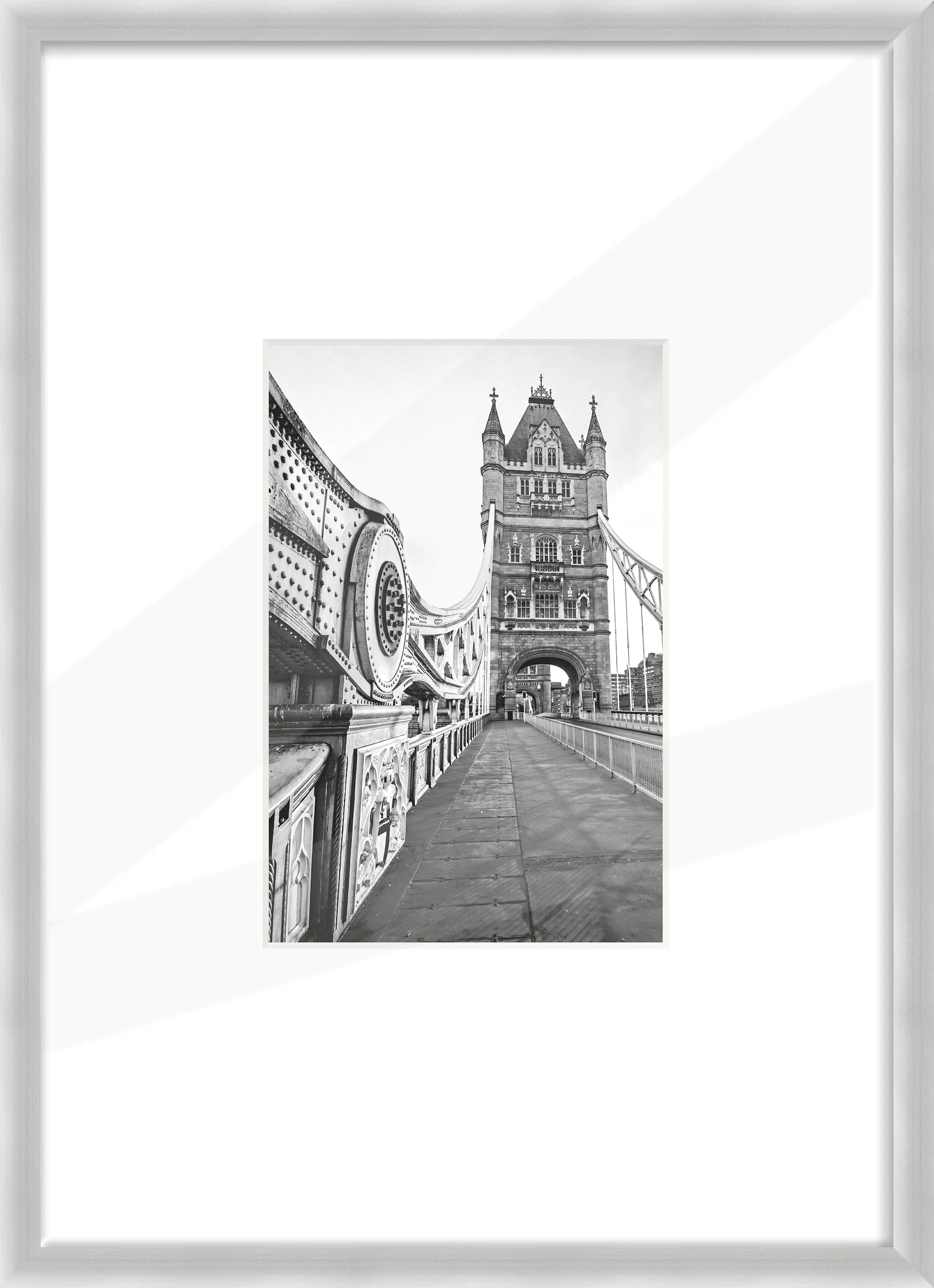 Alu Bilderrahmen Premium silber 42 x 59,5 cm