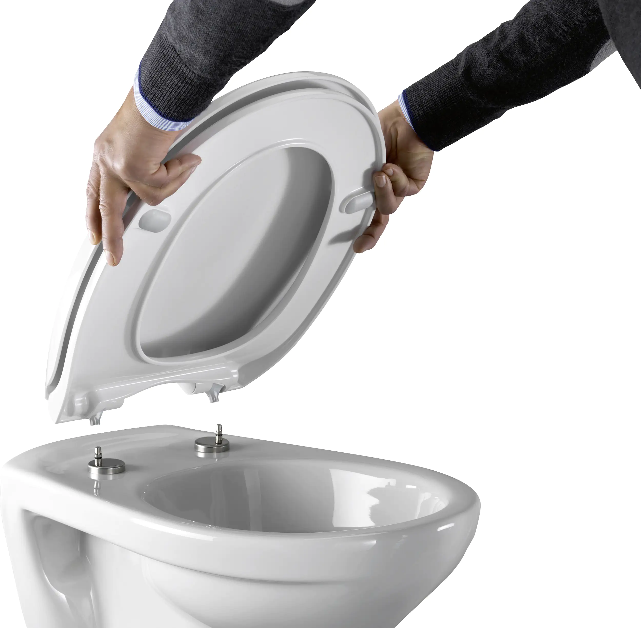 Pressalit WC-Sitz Aria mit Absenkautomatik und Liftoff weiß