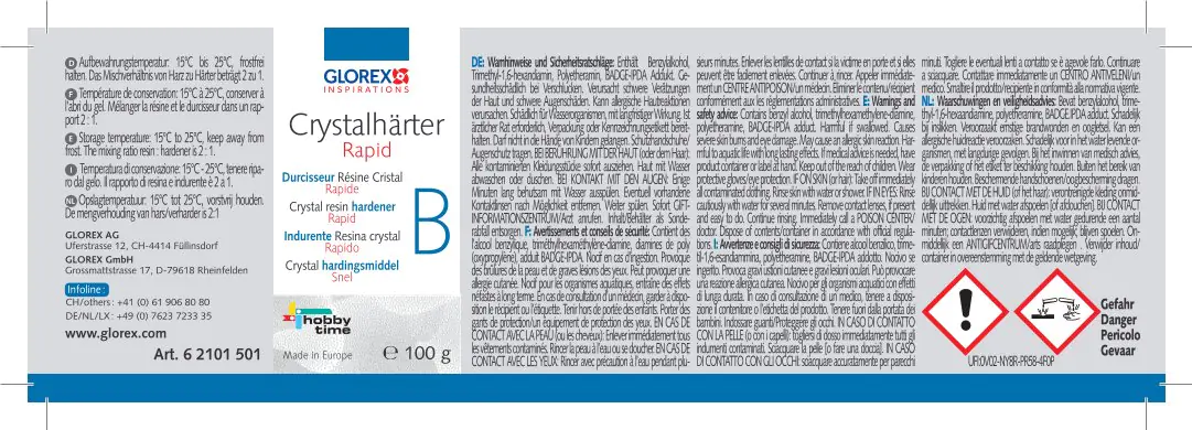 Glorex Crystal-Giessharz 300 g Glorex Crystal-Giessharz 300 g