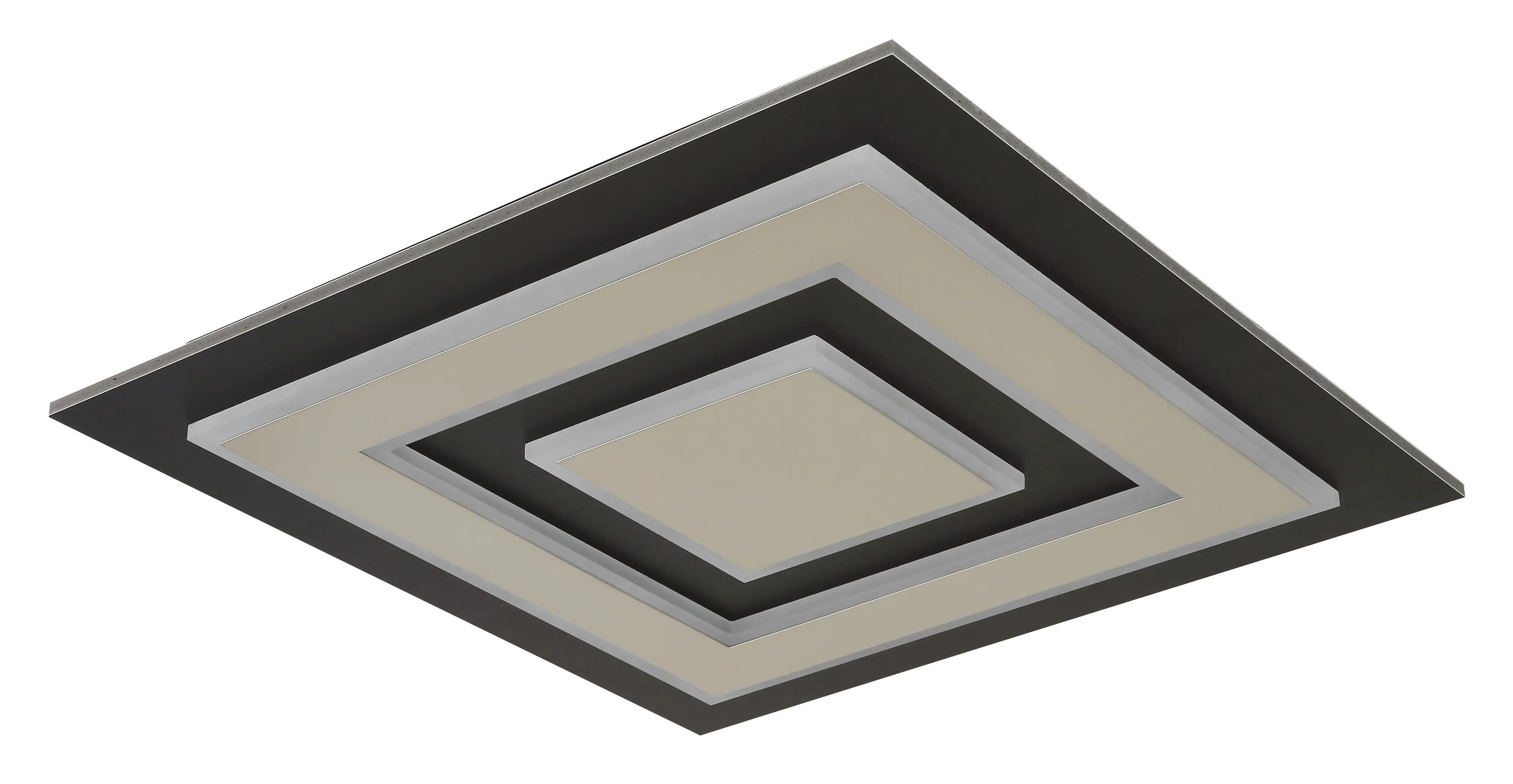 Globo Deckenleuchte Jayden 48 x 48 cm schwarz warmweiß