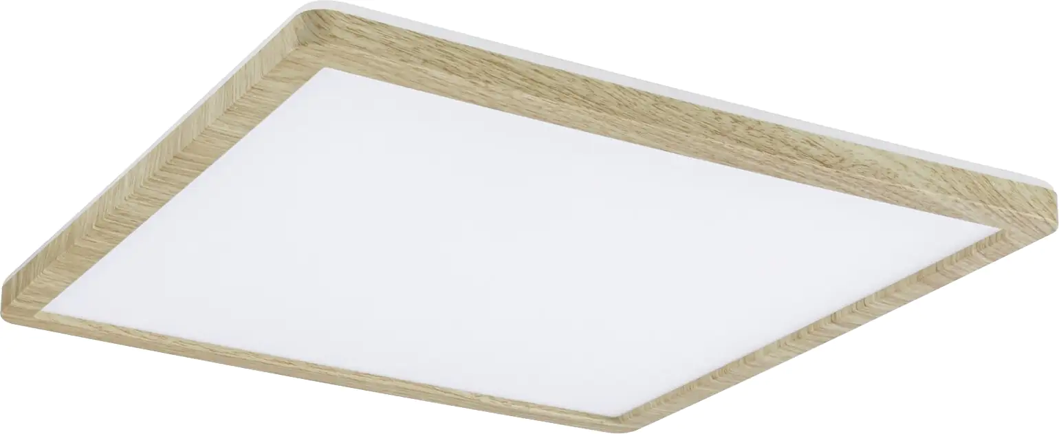 Paulmann LED Deckenleuchte Atria Shine Backlight Holzoptik 29,3x29,3cm Paulmann LED Deckenleuchte Atria Shine Backlight Holzoptik 29,3x29,3cm